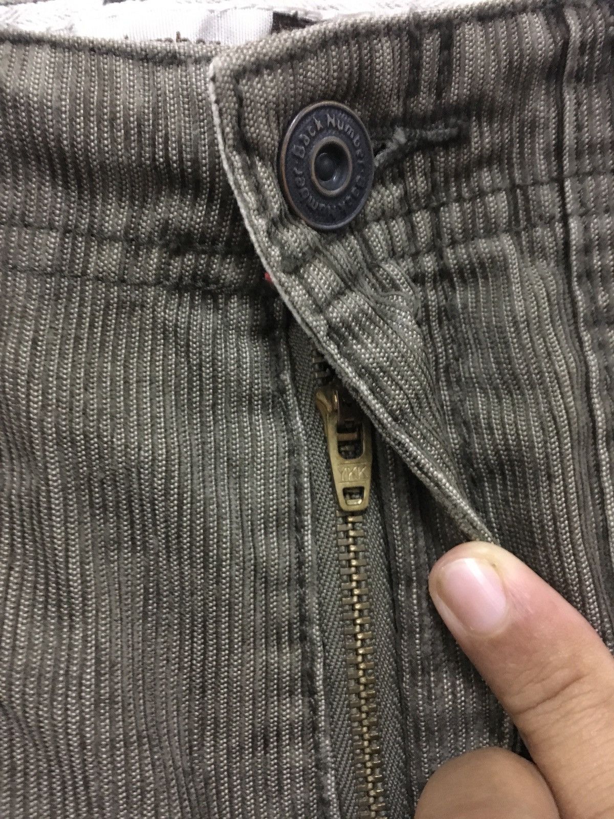 Other Back Number Premium Corduroy Cargo Pants Multipocket Army Size US 34 / EU 50 - 5 Thumbnail