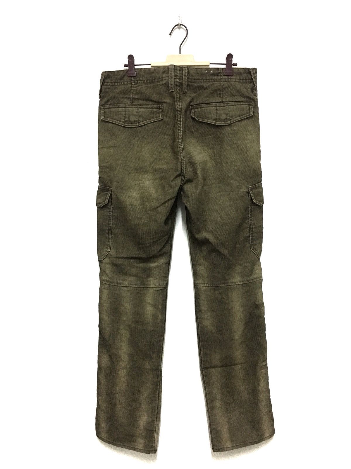 Other Back Number Premium Corduroy Cargo Pants Multipocket Army Size US 34 / EU 50 - 2 Thumbnail
