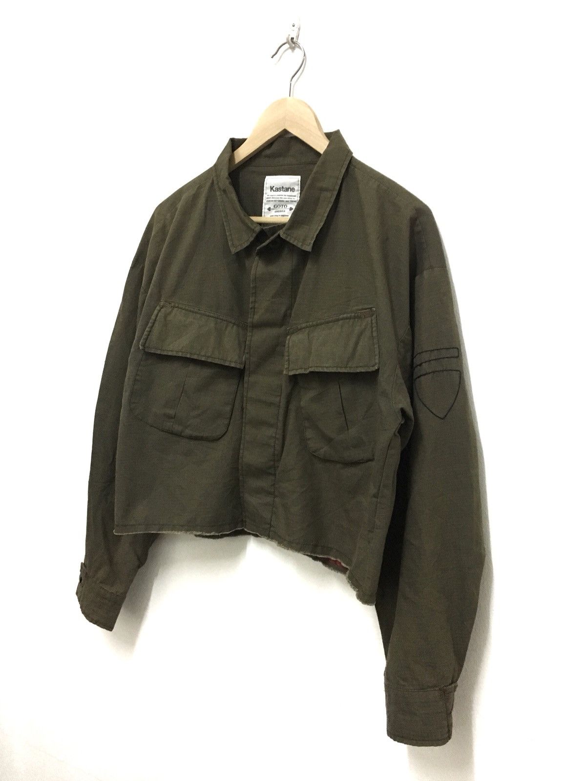Japanese Brand Kastane GoTo America Button Up Shirt Military Army Rare Size US L / EU 52-54 / 3 - 2 Thumbnail
