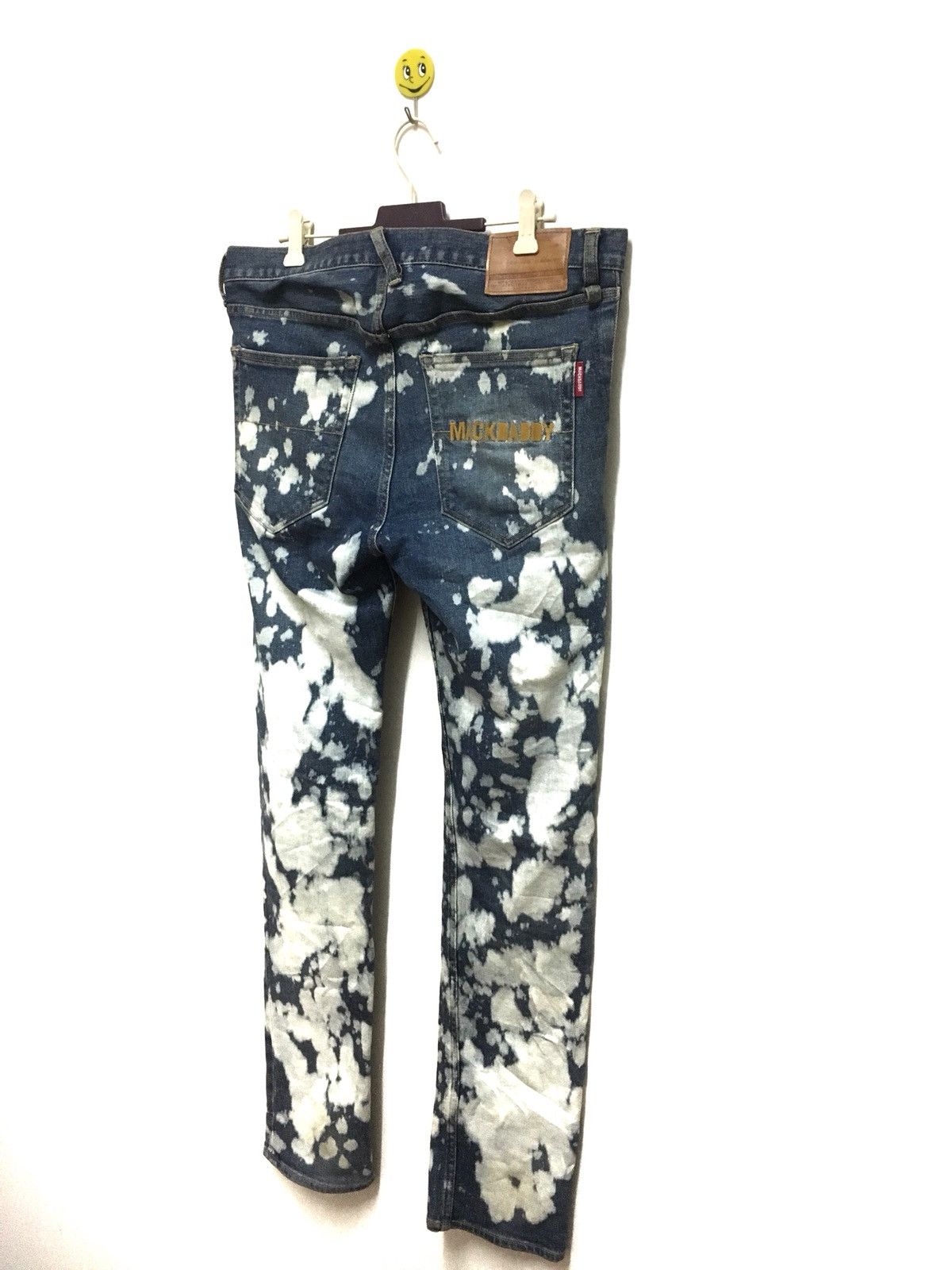 Japanese Brand Mackdaddy Acid Wash Stretch Denim Skinny Style Size US 34 / EU 50 - 8 Thumbnail