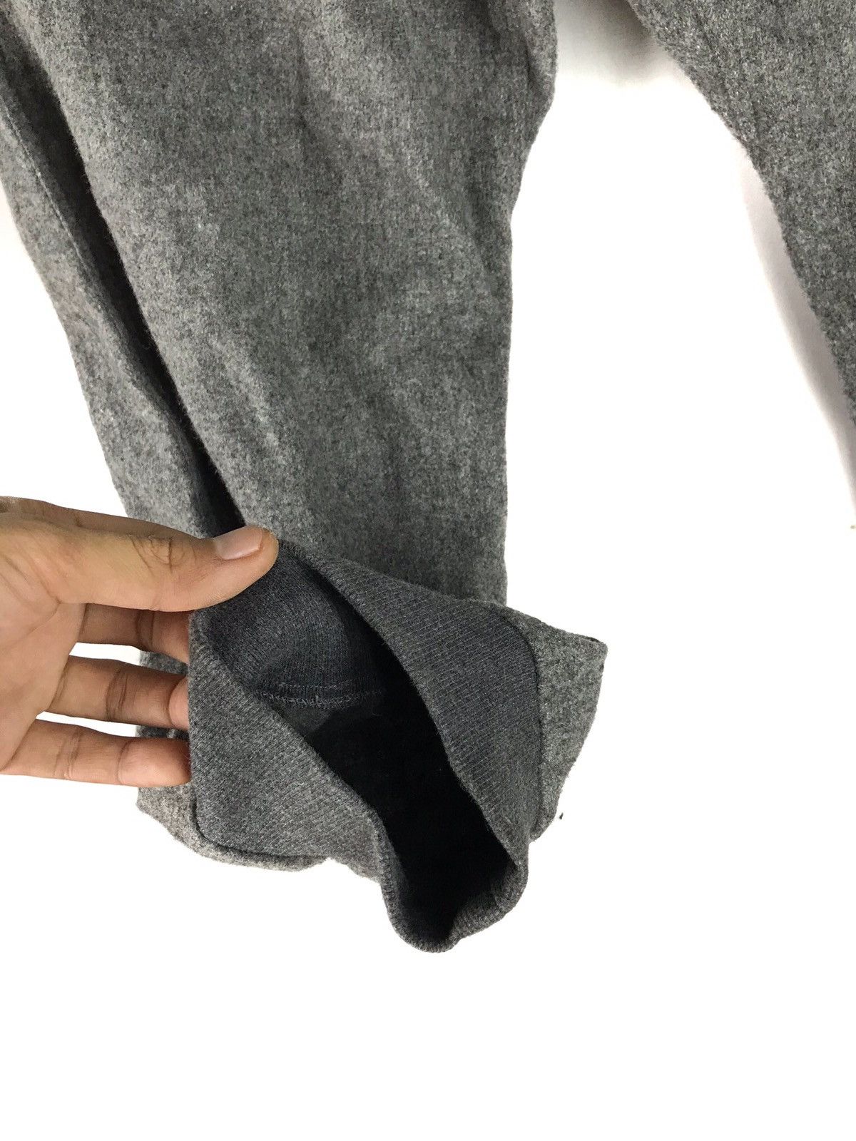 Japanese Brand SLICK WOOL JOGGER/SWEAT CROPPED PANTS Size US 34 / EU 50 - 6 Thumbnail
