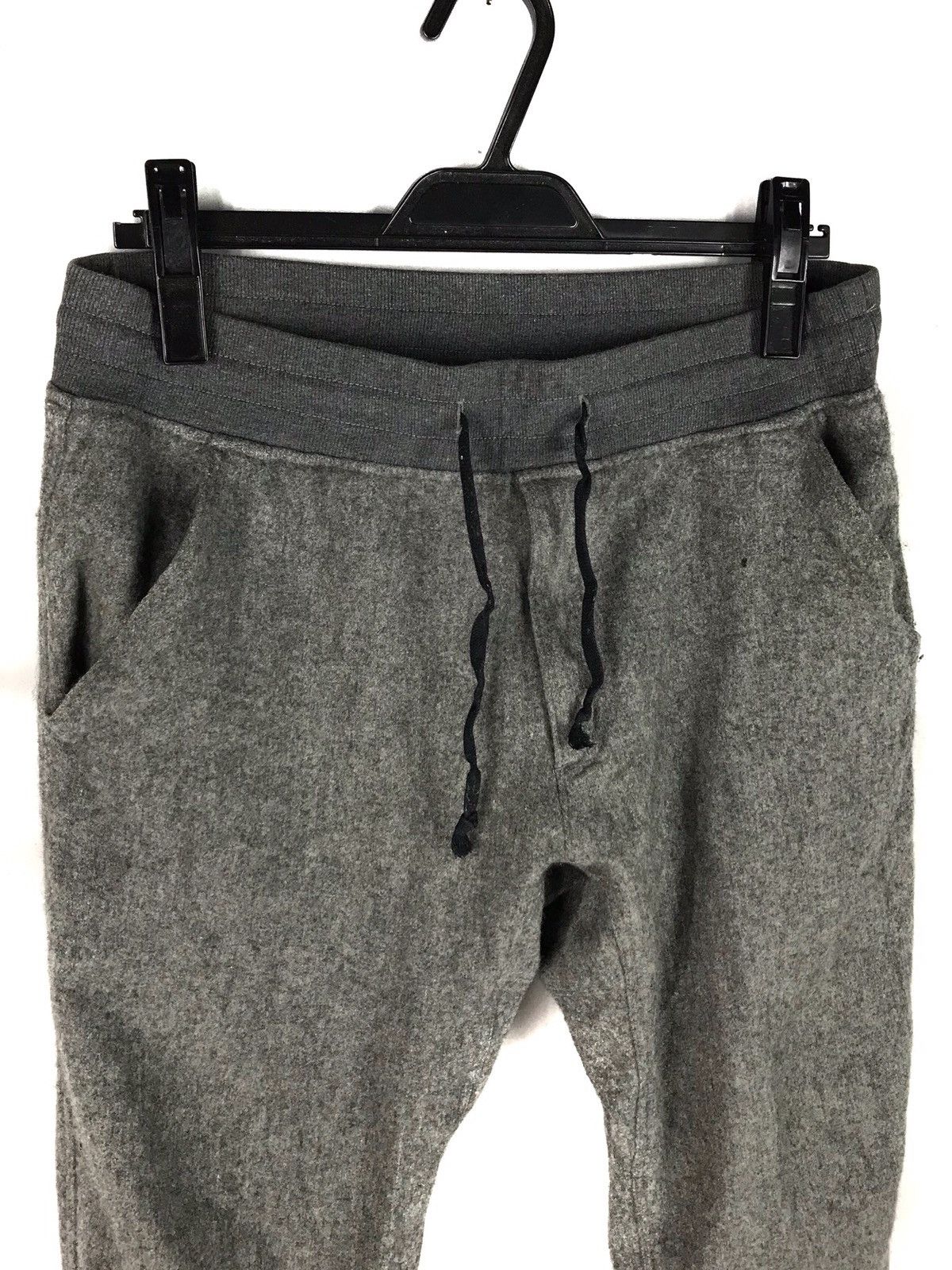 Japanese Brand SLICK WOOL JOGGER/SWEAT CROPPED PANTS Size US 34 / EU 50 - 4 Thumbnail