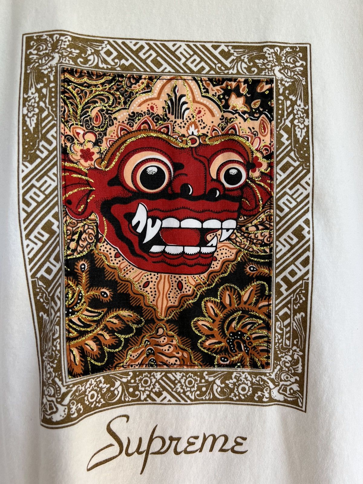 Barong Patch S/S Top Natural XL