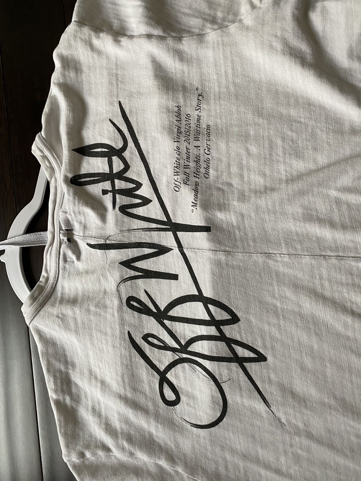 Off-White Off-White Fall/Winter 2015 Hail Mary Tee Size US S / EU 44-46 / 1 - 6 Thumbnail