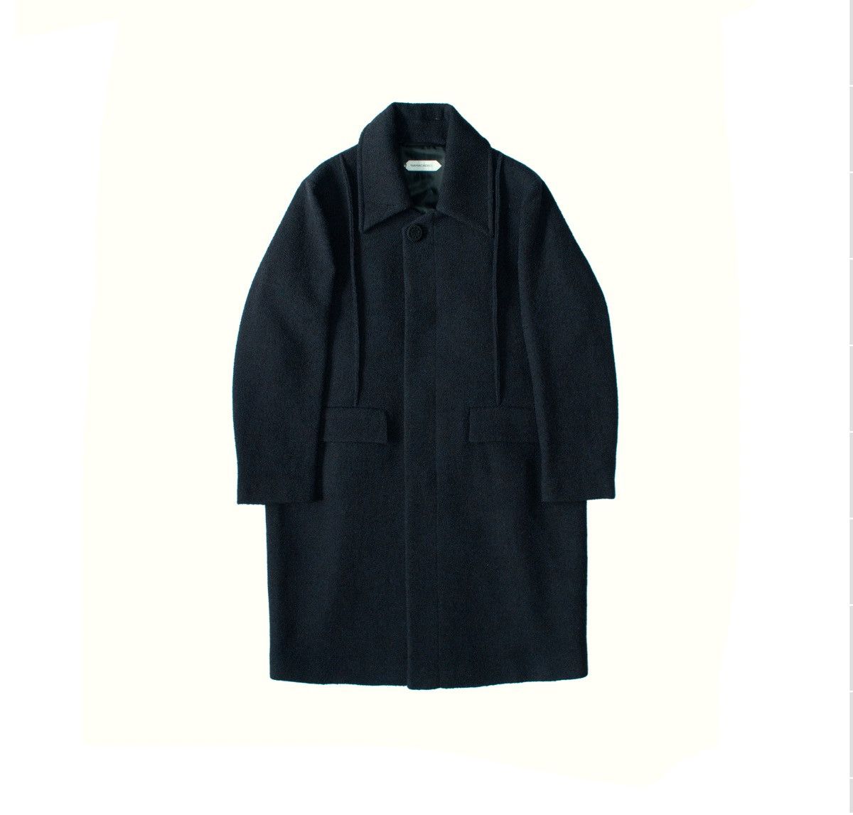 Namacheko Namacheko AW20 Walfang Pin Tuck Coat in Deep Sea Green | Grailed