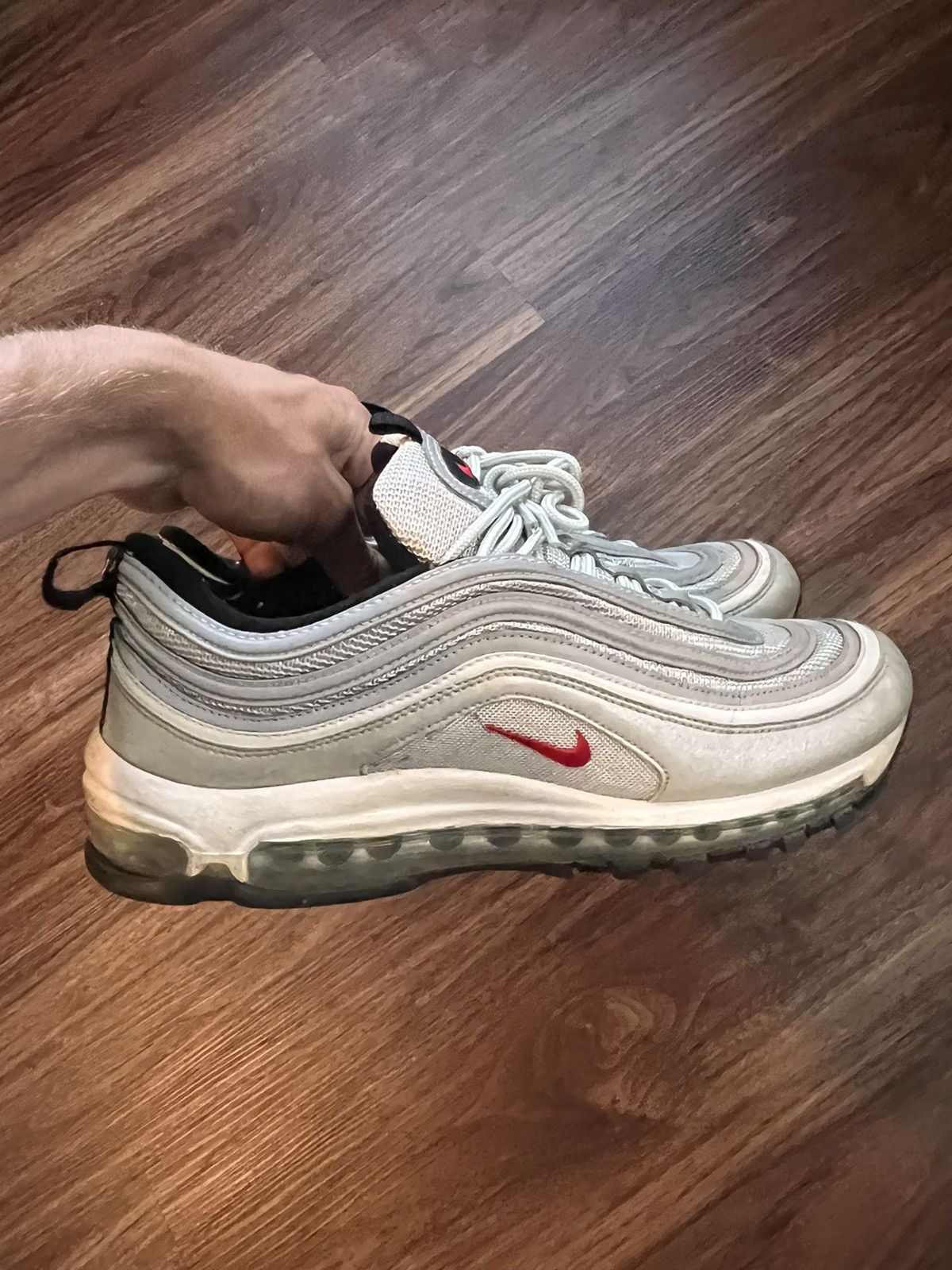 Nike air max 97 silver bullet grailed sale