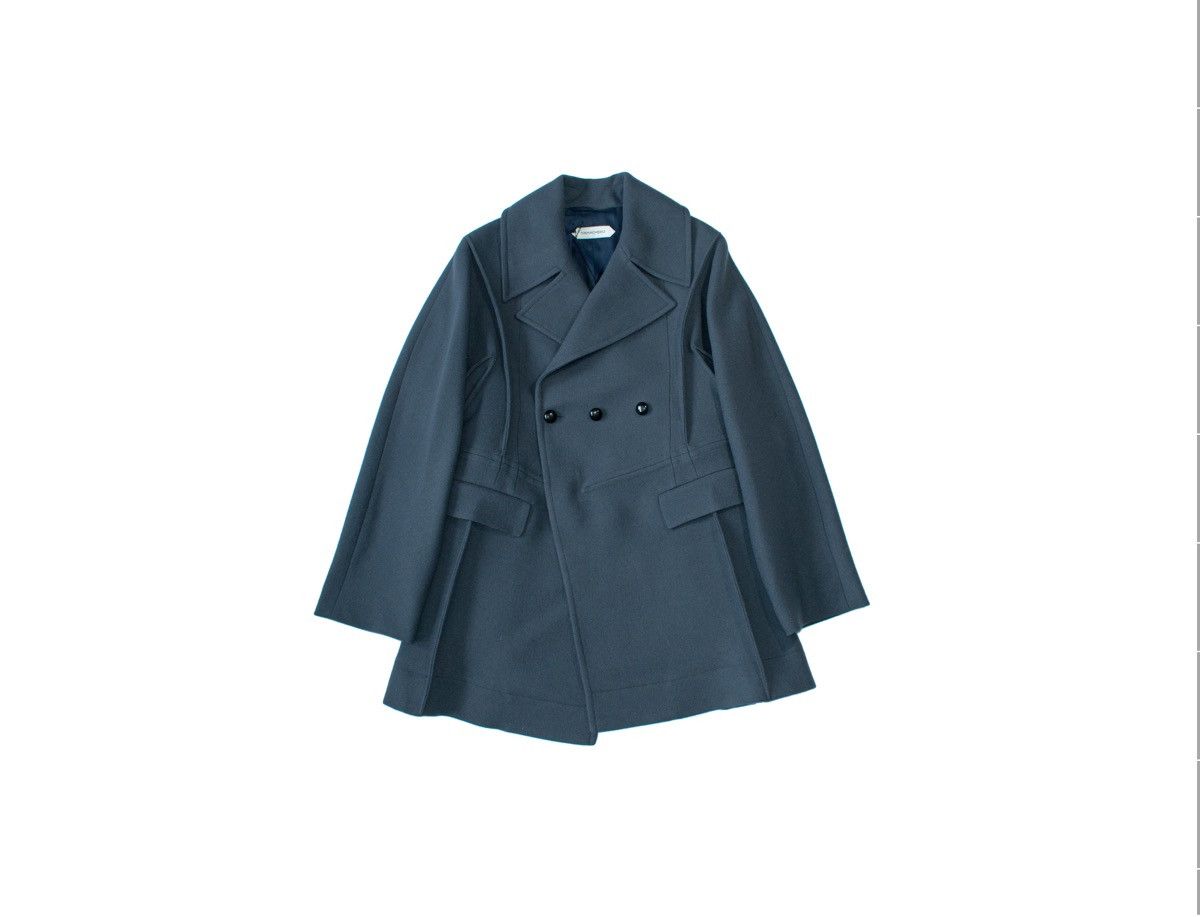 Pre-owned Namacheko Aw20 “somnambulism” Coroner's Peacoat In Grey