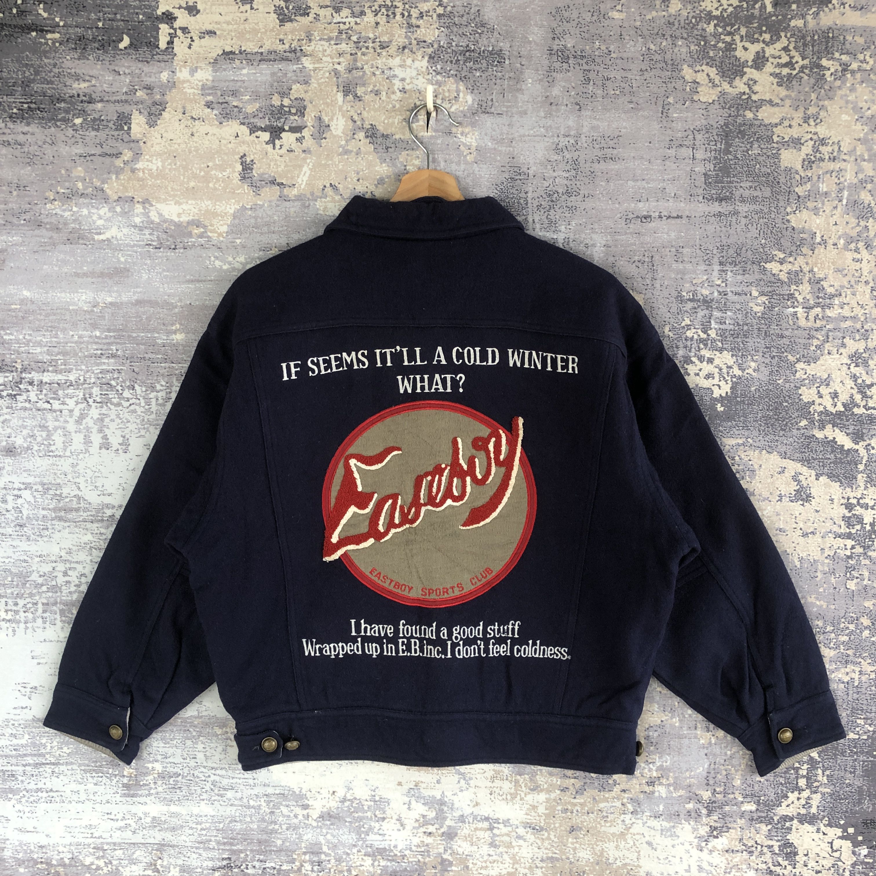 Vintage Vintage Eastboy Varsity Jacket Japanese Wool Jacket Size US M / EU 48-50 / 2 - 1 Thumbnail