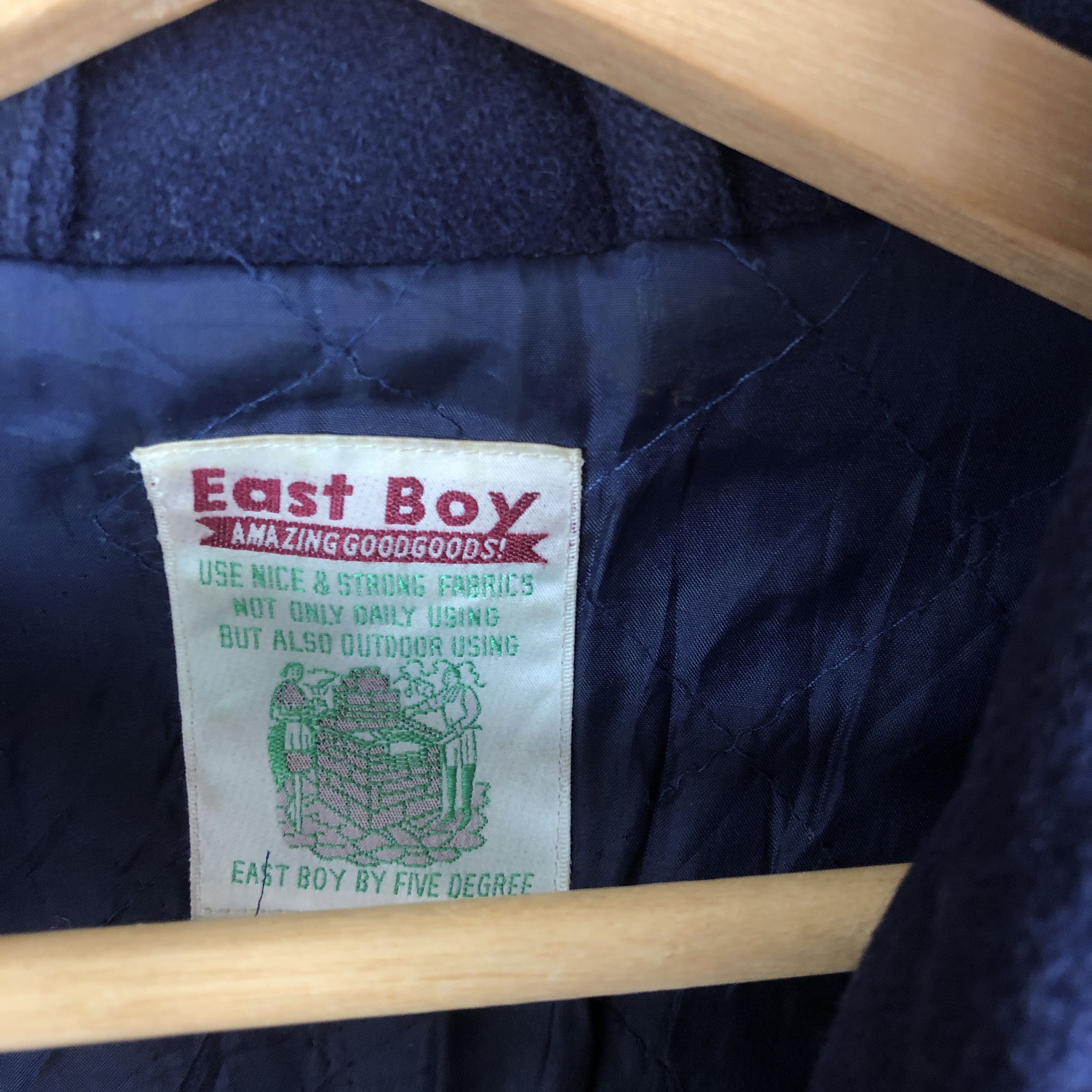 Vintage Vintage Eastboy Varsity Jacket Japanese Wool Jacket Size US M / EU 48-50 / 2 - 9 Thumbnail
