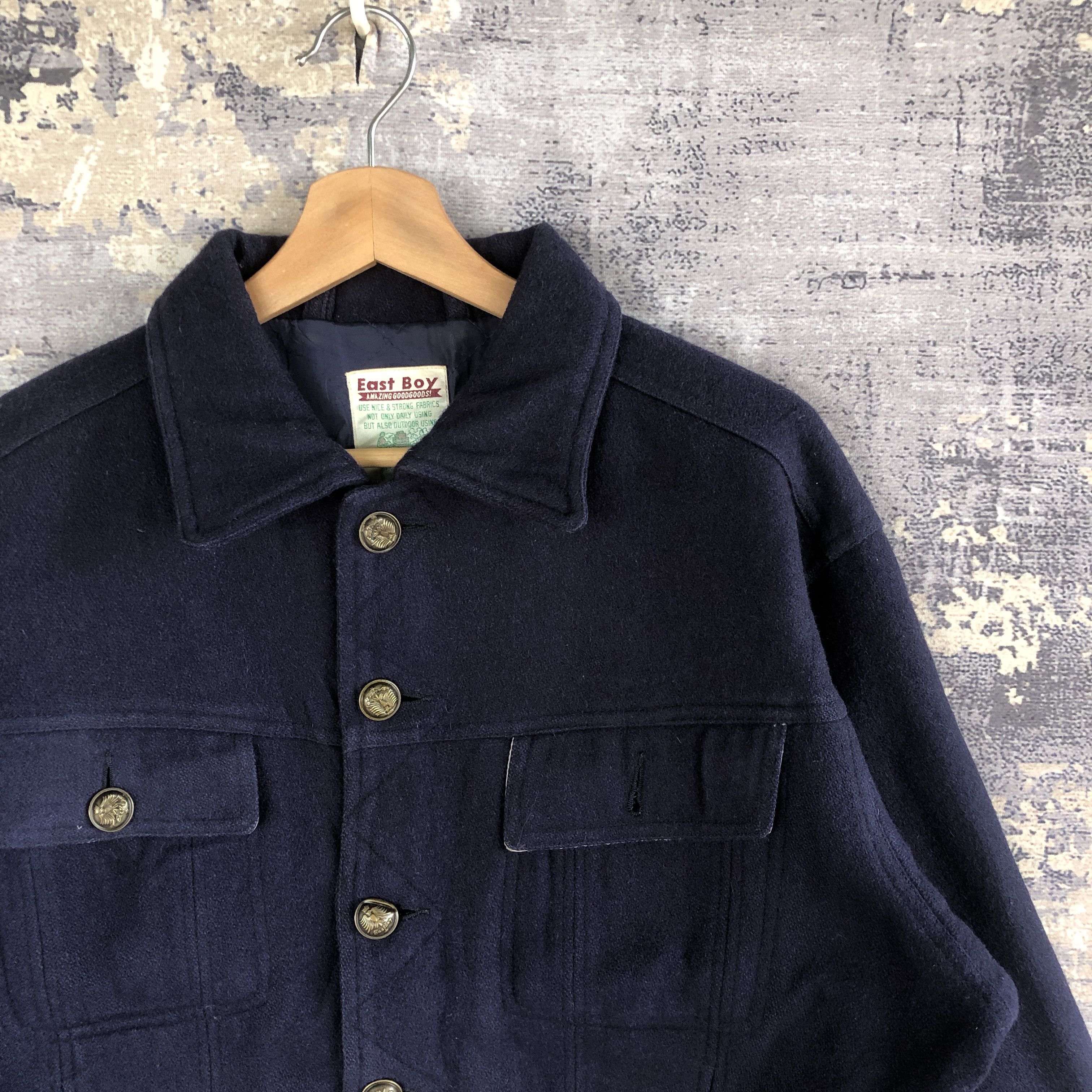 Vintage Vintage Eastboy Varsity Jacket Japanese Wool Jacket Size US M / EU 48-50 / 2 - 7 Thumbnail