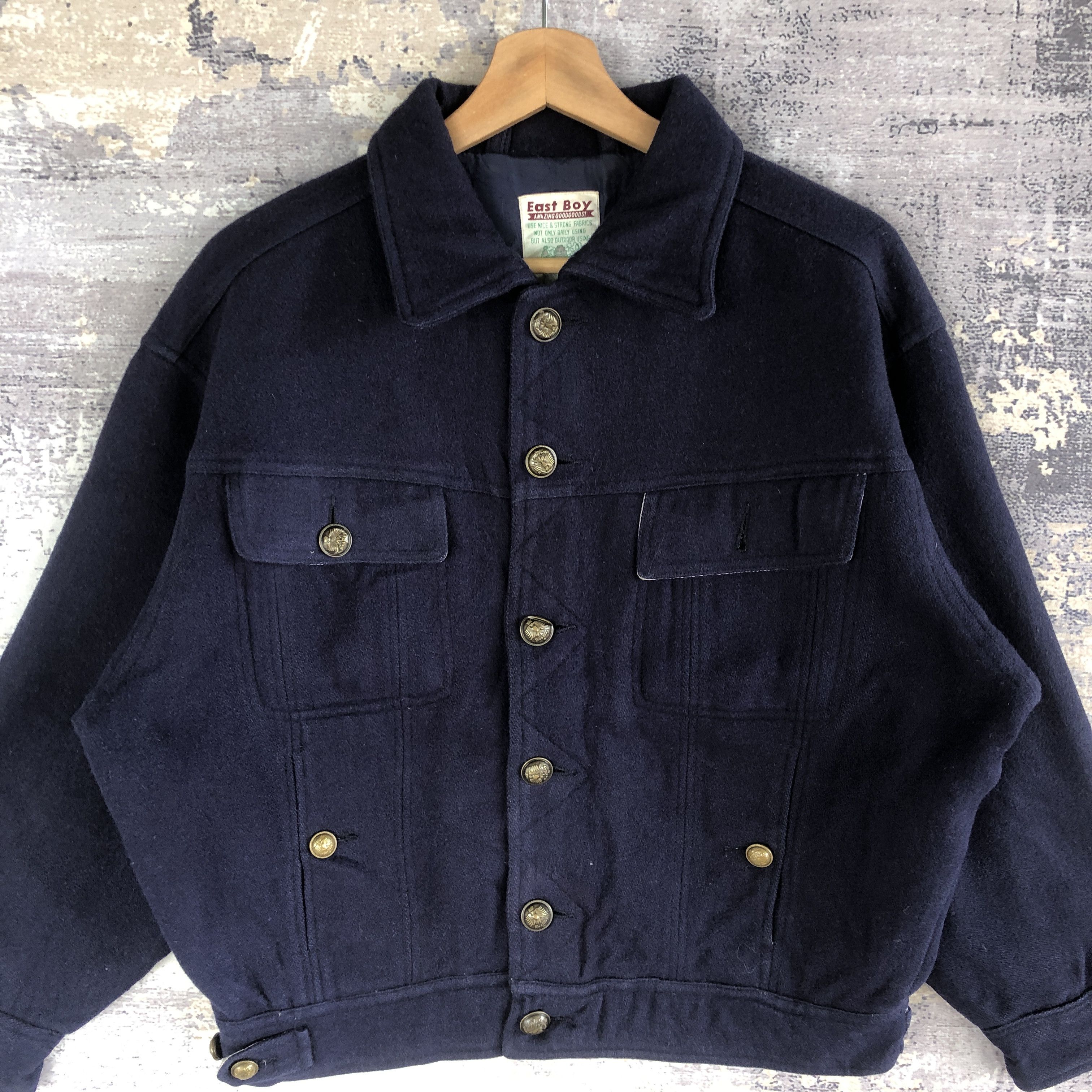Vintage Vintage Eastboy Varsity Jacket Japanese Wool Jacket Size US M / EU 48-50 / 2 - 6 Thumbnail