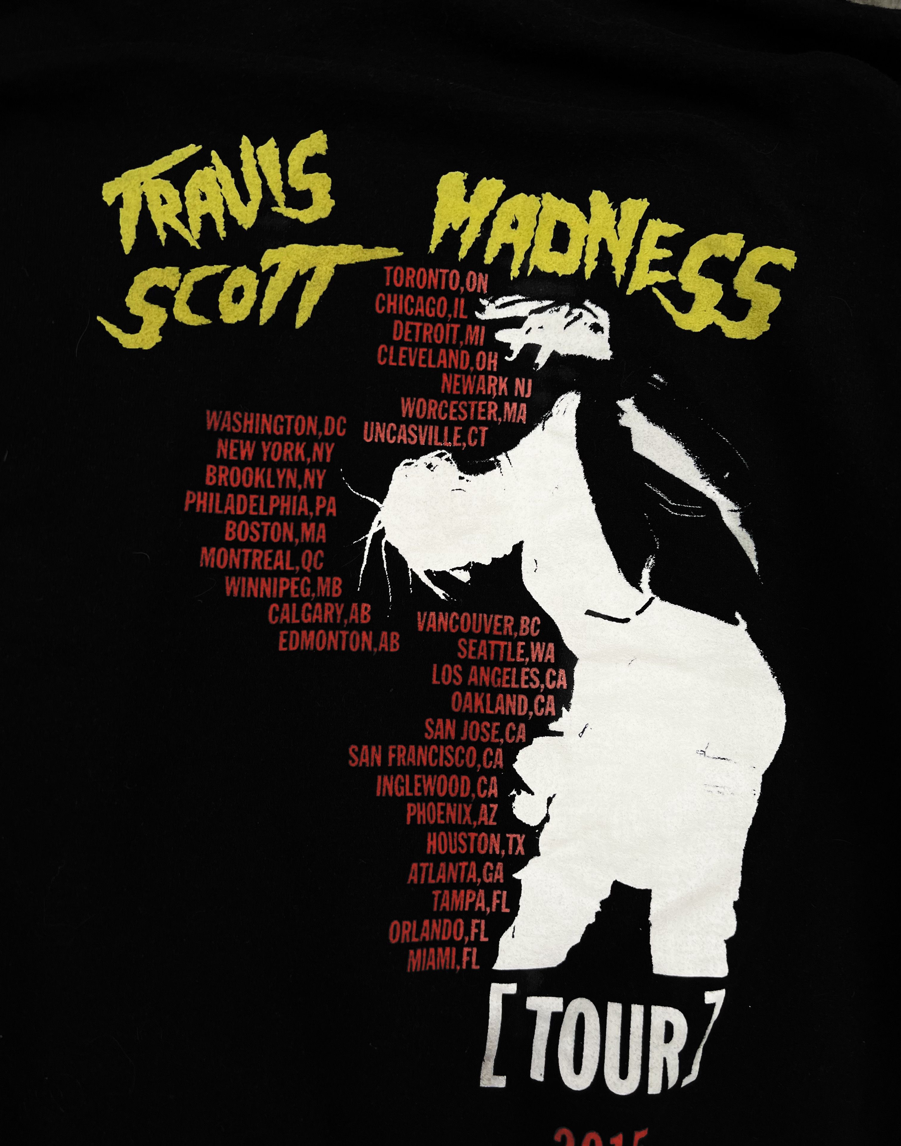Travis Scott RARE Travis Scott Madness Tour 2015 Logo Hoodie Black Size US S / EU 44-46 / 1 - 2 Thumbnail