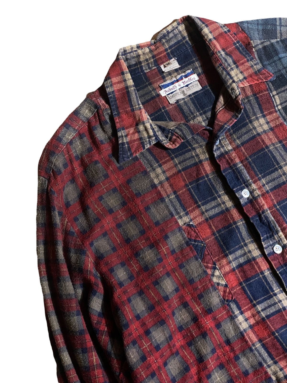 Needles Needles Rebuild by Needles 3-Cuts Flannel Size US M / EU 48-50 / 2 - 3 Thumbnail