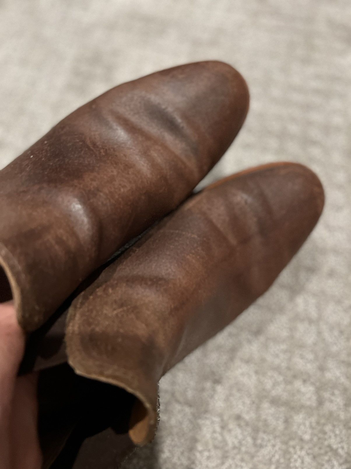 Viberg Viberg 8.5 9.5US Natural waxed flesh roughout Chelsea boots Size US 8.5 / EU 41-42 - 3 Thumbnail