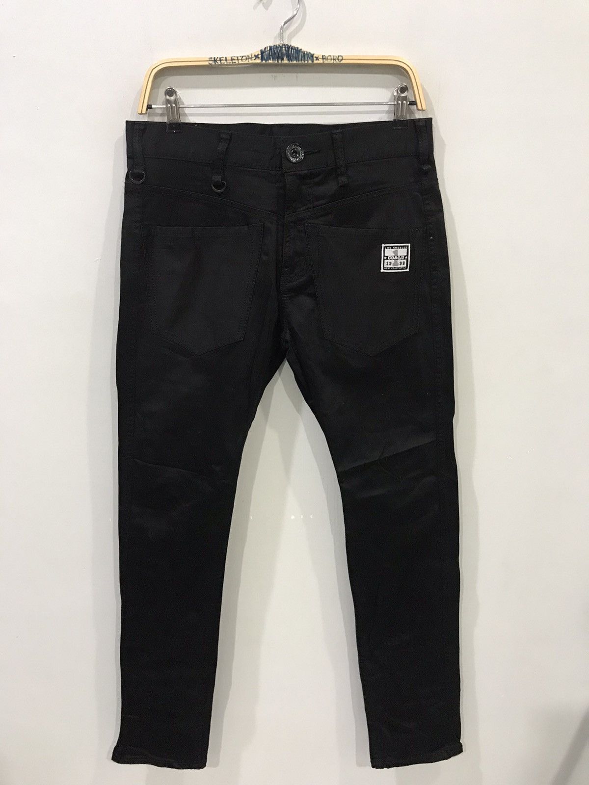 Japanese Brand CO&LU Japan Very Rare Pocket Designer Super Skinny Pant Size US 31 - 1 Thumbnail
