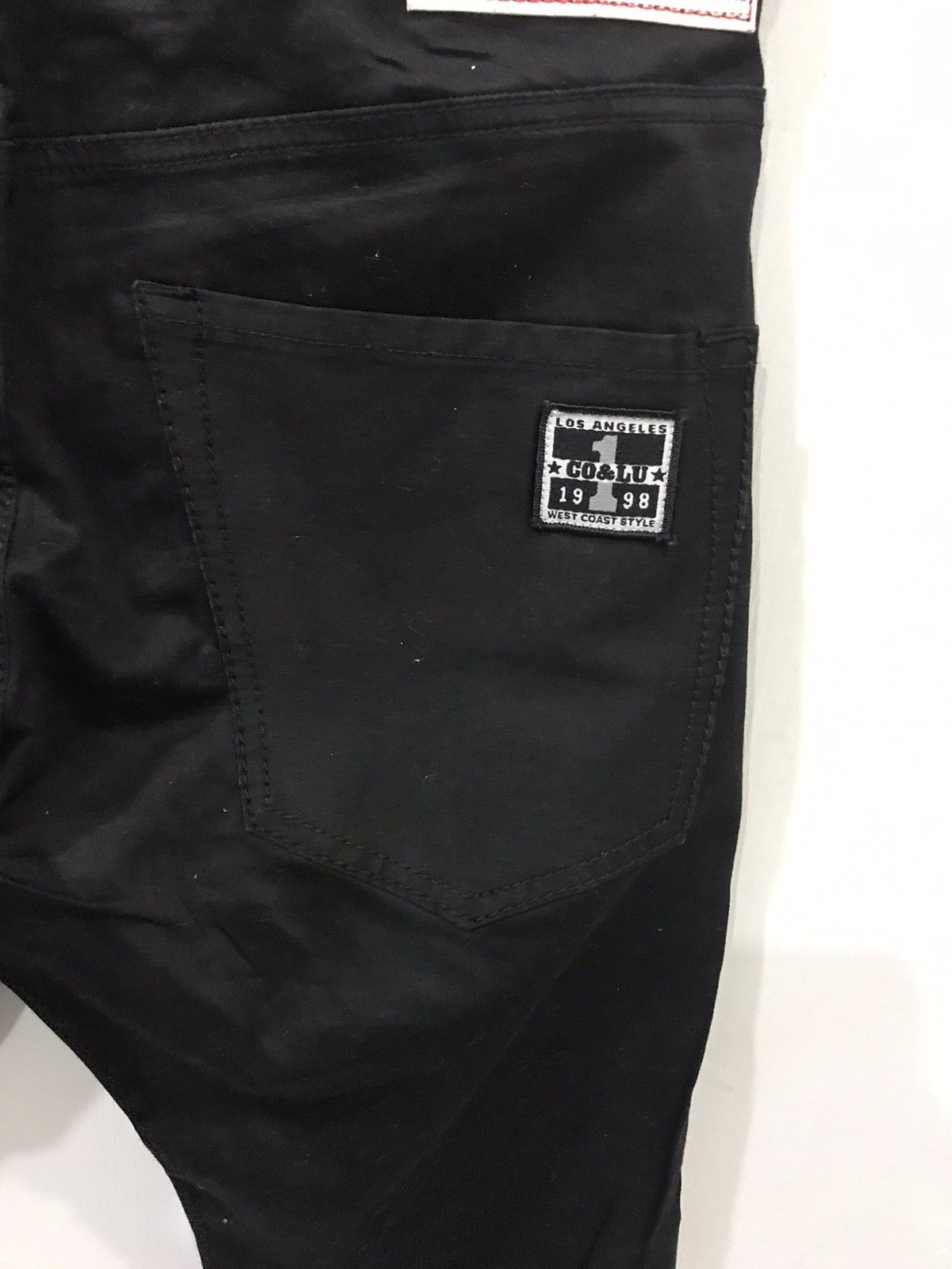 Japanese Brand CO&LU Japan Very Rare Pocket Designer Super Skinny Pant Size US 31 - 9 Thumbnail