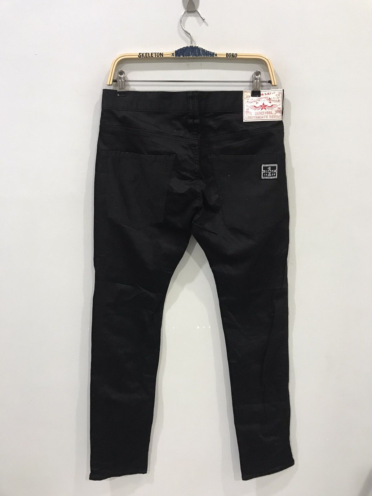 Japanese Brand CO&LU Japan Very Rare Pocket Designer Super Skinny Pant Size US 31 - 8 Thumbnail