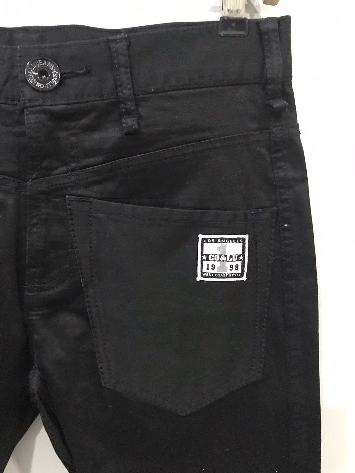 Japanese Brand CO&LU Japan Very Rare Pocket Designer Super Skinny Pant Size US 31 - 2 Thumbnail