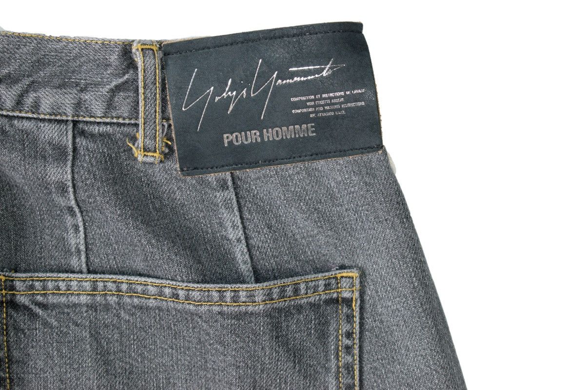 Yohji Yamamoto Yohji Yamamoto Pour Homme AW1992 Tagged Denim Trousers Size US 32 / EU 48 - 9 Thumbnail