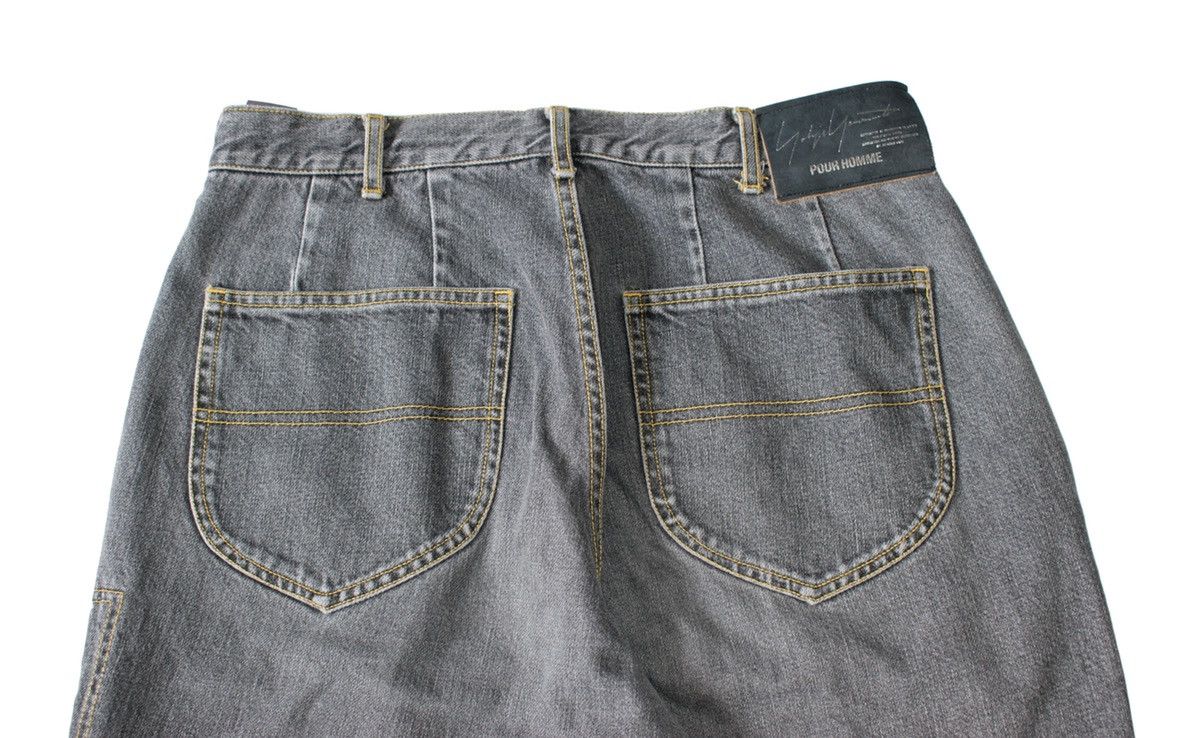 Yohji Yamamoto Yohji Yamamoto Pour Homme AW1992 Tagged Denim Trousers Size US 32 / EU 48 - 8 Thumbnail
