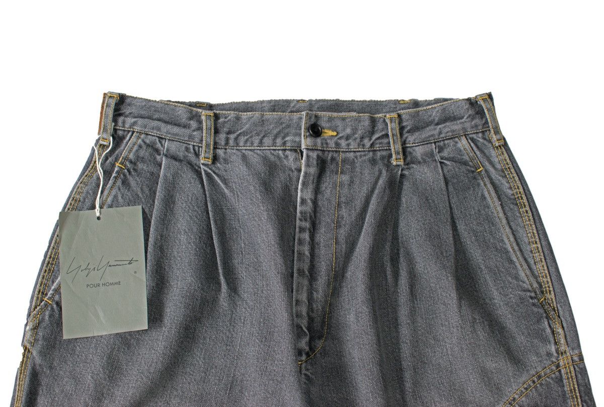 Yohji Yamamoto Yohji Yamamoto Pour Homme AW1992 Tagged Denim Trousers Size US 32 / EU 48 - 5 Thumbnail