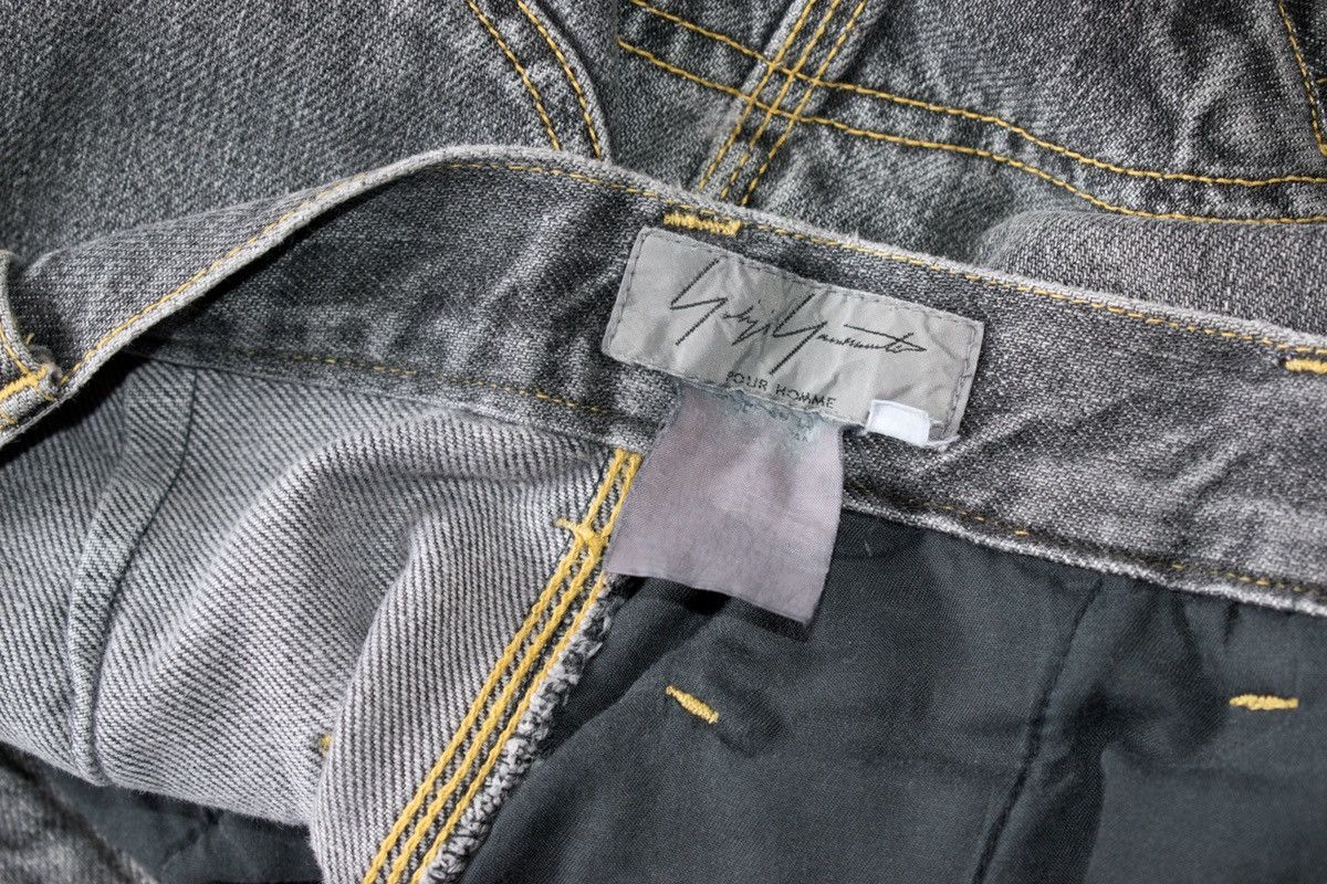 Yohji Yamamoto Yohji Yamamoto Pour Homme AW1992 Tagged Denim Trousers Size US 32 / EU 48 - 10 Thumbnail