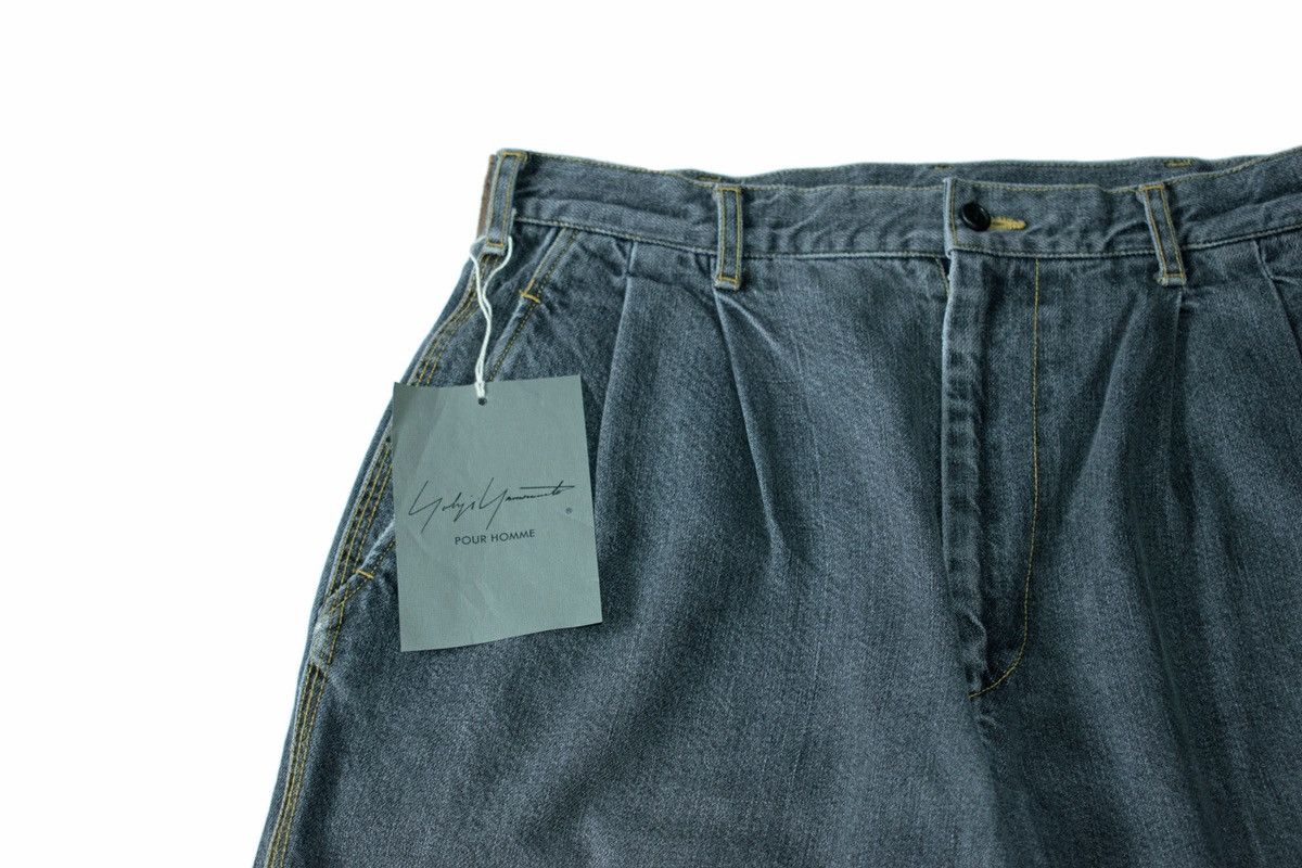 Yohji Yamamoto Yohji Yamamoto Pour Homme AW1992 Tagged Denim Trousers Size US 32 / EU 48 - 3 Thumbnail