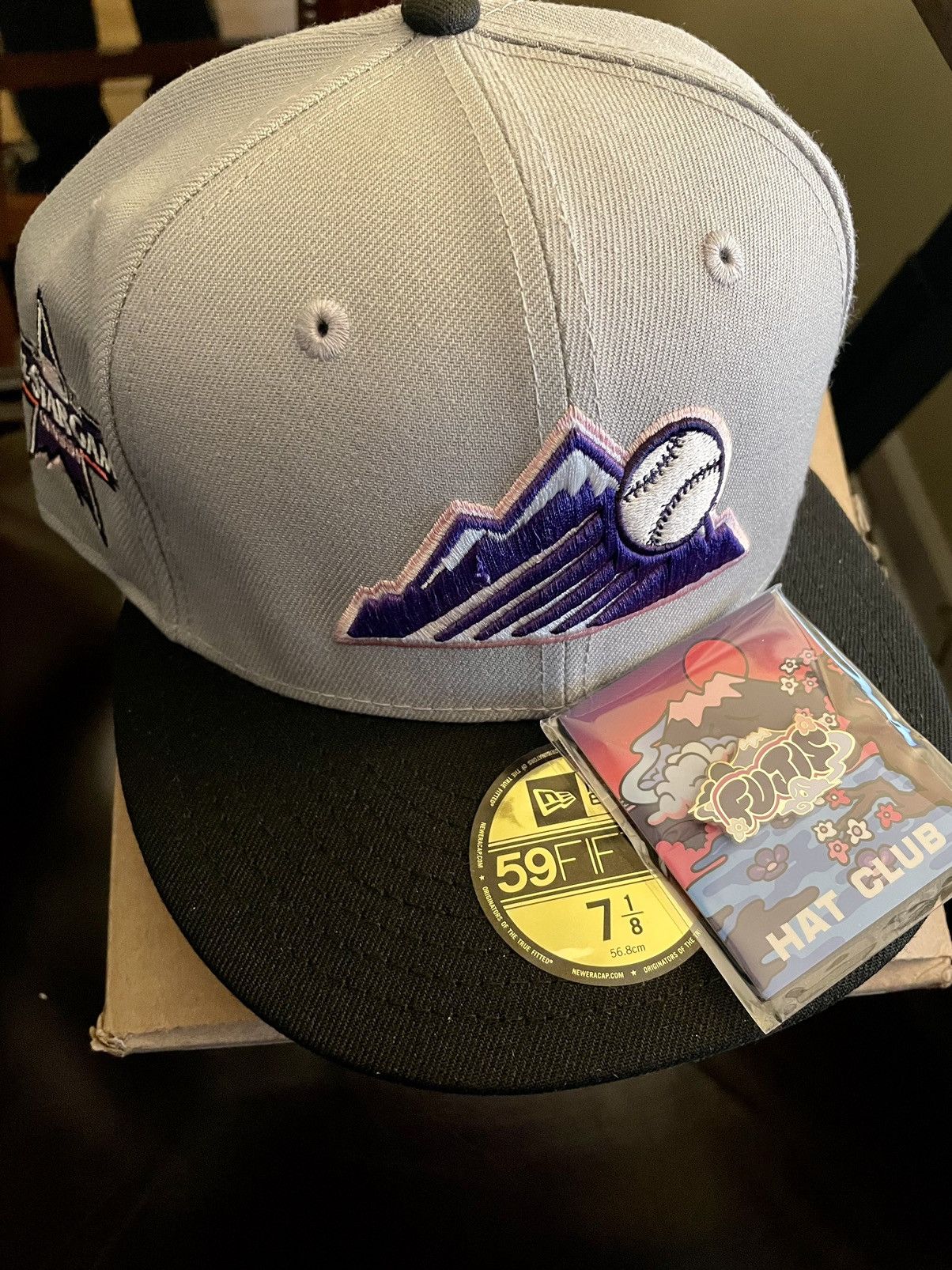 NEW ERA COLORADO ROCKIES HAT CLUB EXCLUSIVE FUJI COLLECTION SIZE 71/4 FITTED outlet HAT