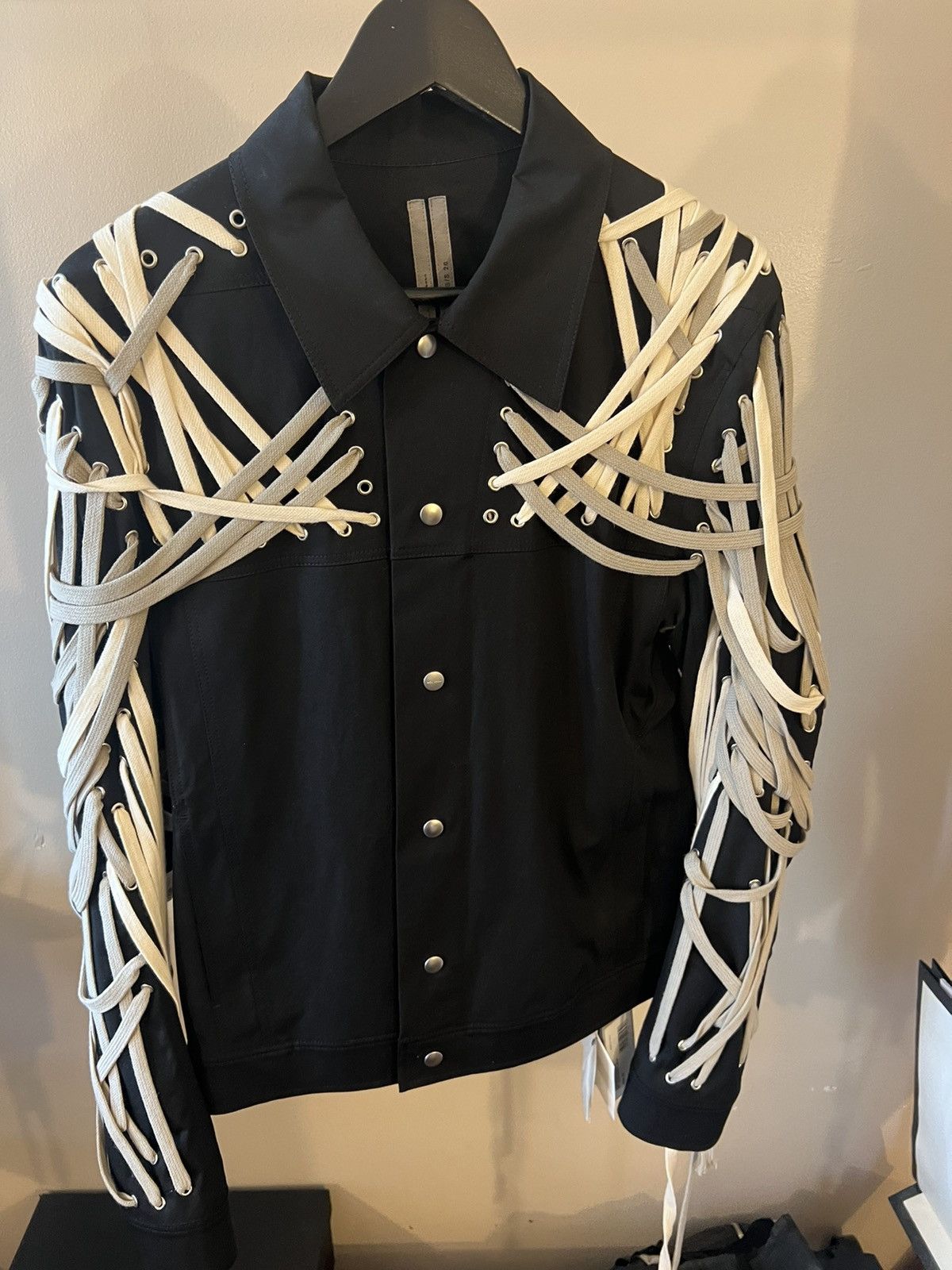 Rick Owens Rick Owens mega lace jacket | Grailed