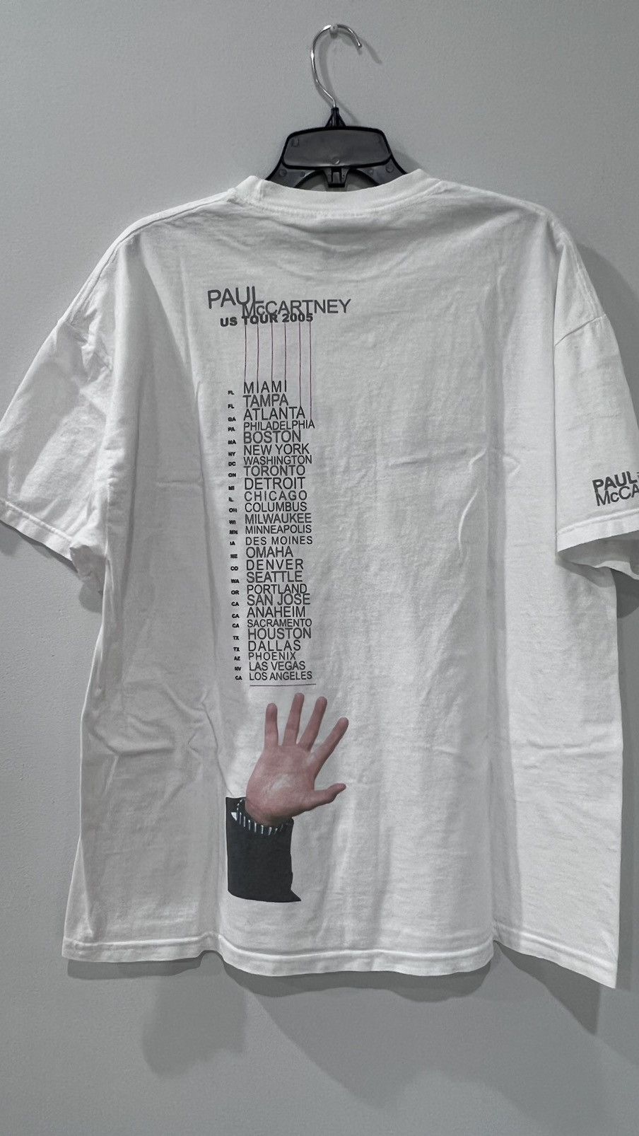 Band Tees Paul McCartney US Tour 2005 Size XL Size US XL / EU 56 / 4 - 4 Thumbnail