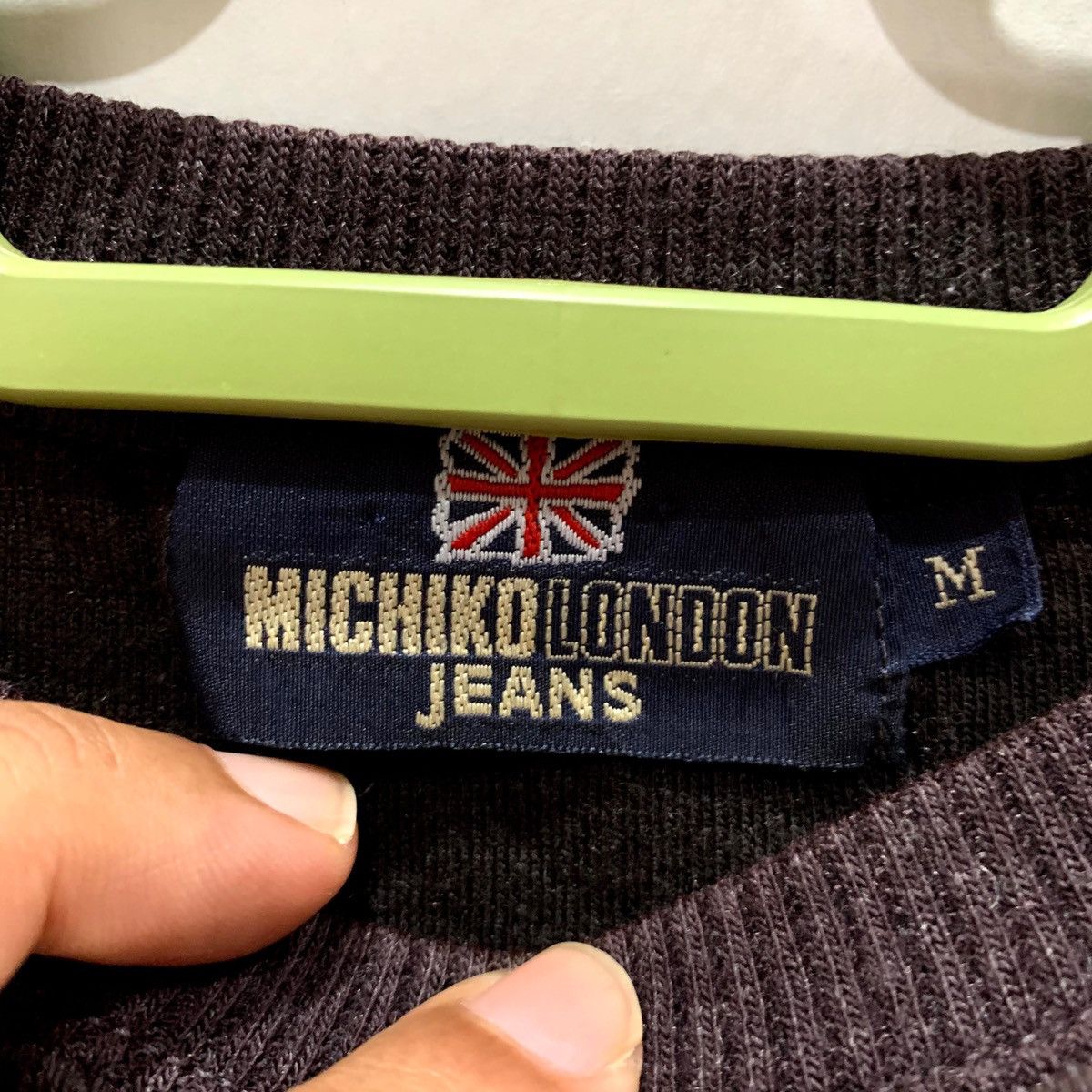 Japanese Brand × Michiko Koshino London × Vintage MICHIKO LONDON JEANS Sweatshirt Size M Fits S Size US S / EU 44-46 / 1 - 4 Thumbnail
