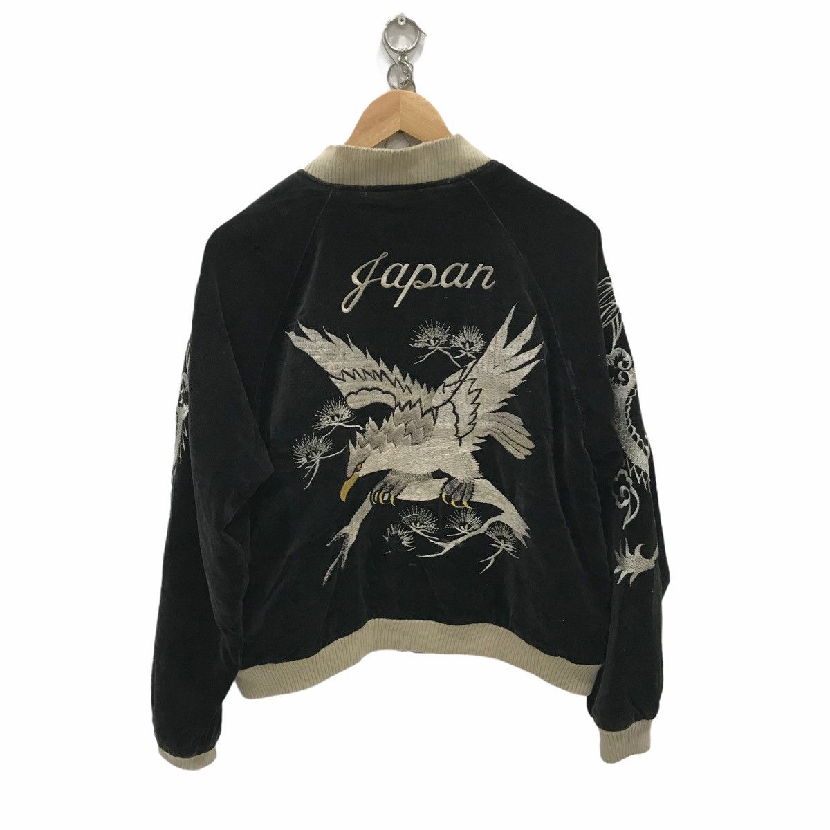 Sukajan Dragon Eagles Embroirdery Light Jacket