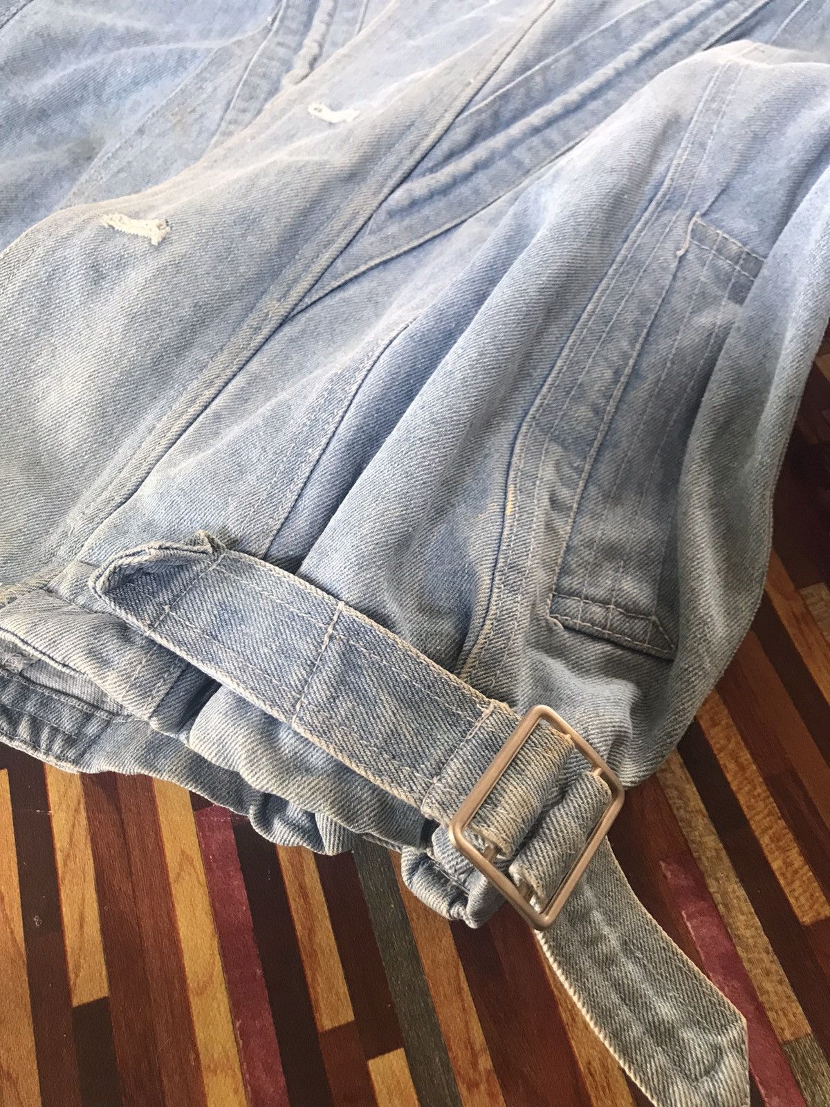 Designer DENIM JACKET HOOK ANGEL Size US M / EU 48-50 / 2 - 10 Thumbnail