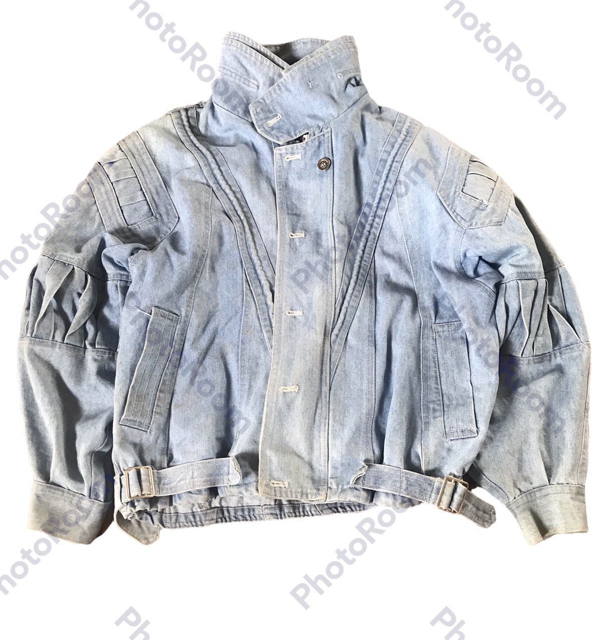 Designer DENIM JACKET HOOK ANGEL Size US M / EU 48-50 / 2 - 2 Thumbnail