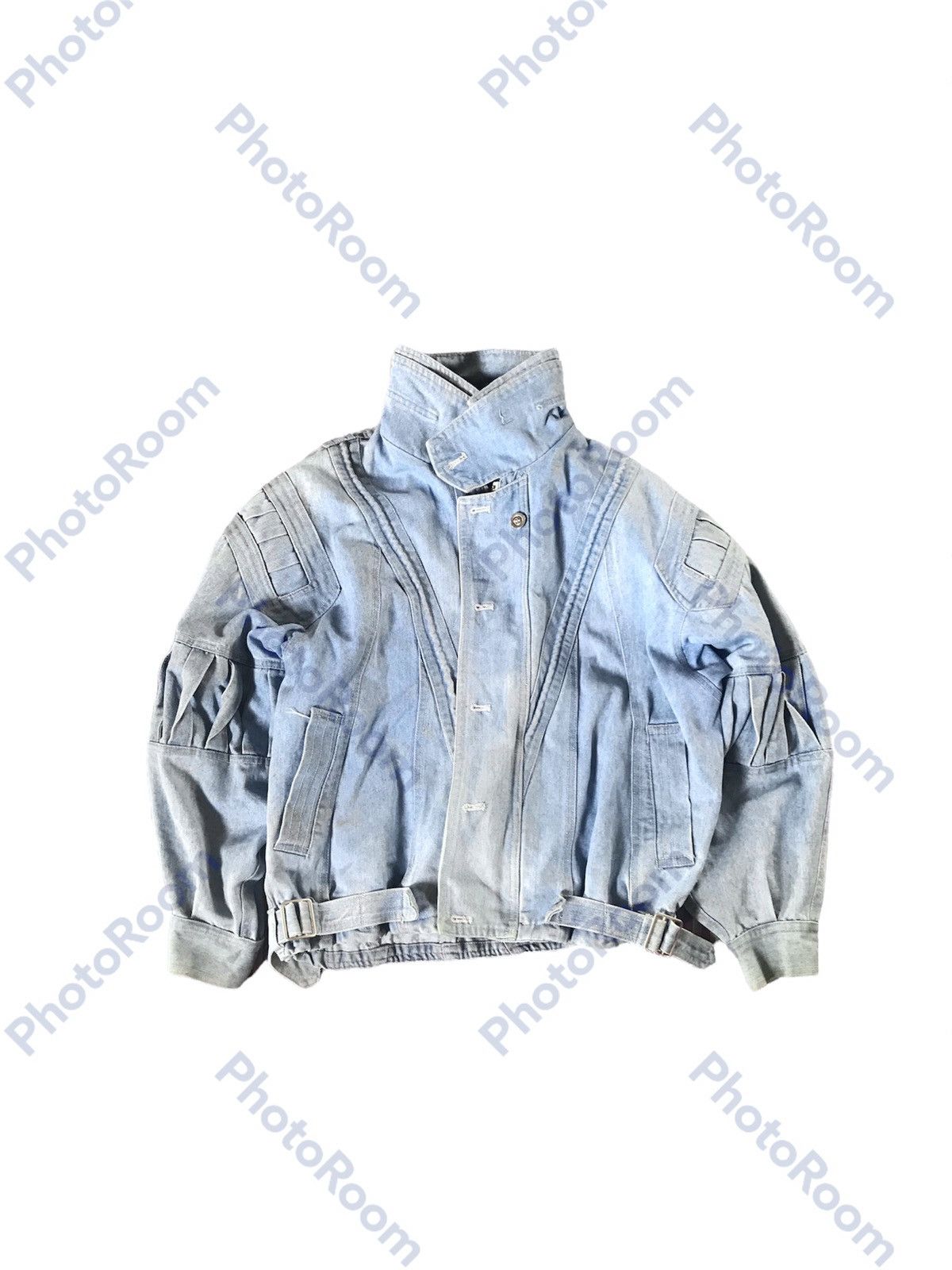 Designer DENIM JACKET HOOK ANGEL Size US M / EU 48-50 / 2 - 1 Thumbnail