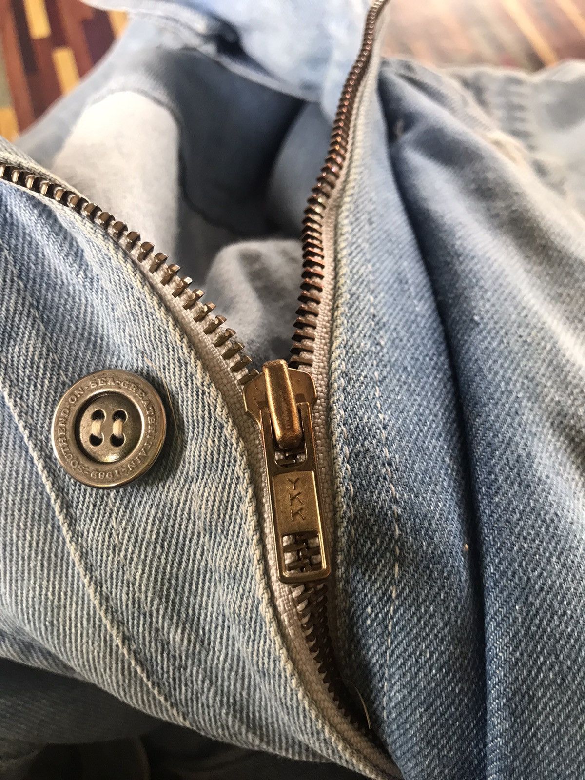 Designer DENIM JACKET HOOK ANGEL Size US M / EU 48-50 / 2 - 15 Thumbnail