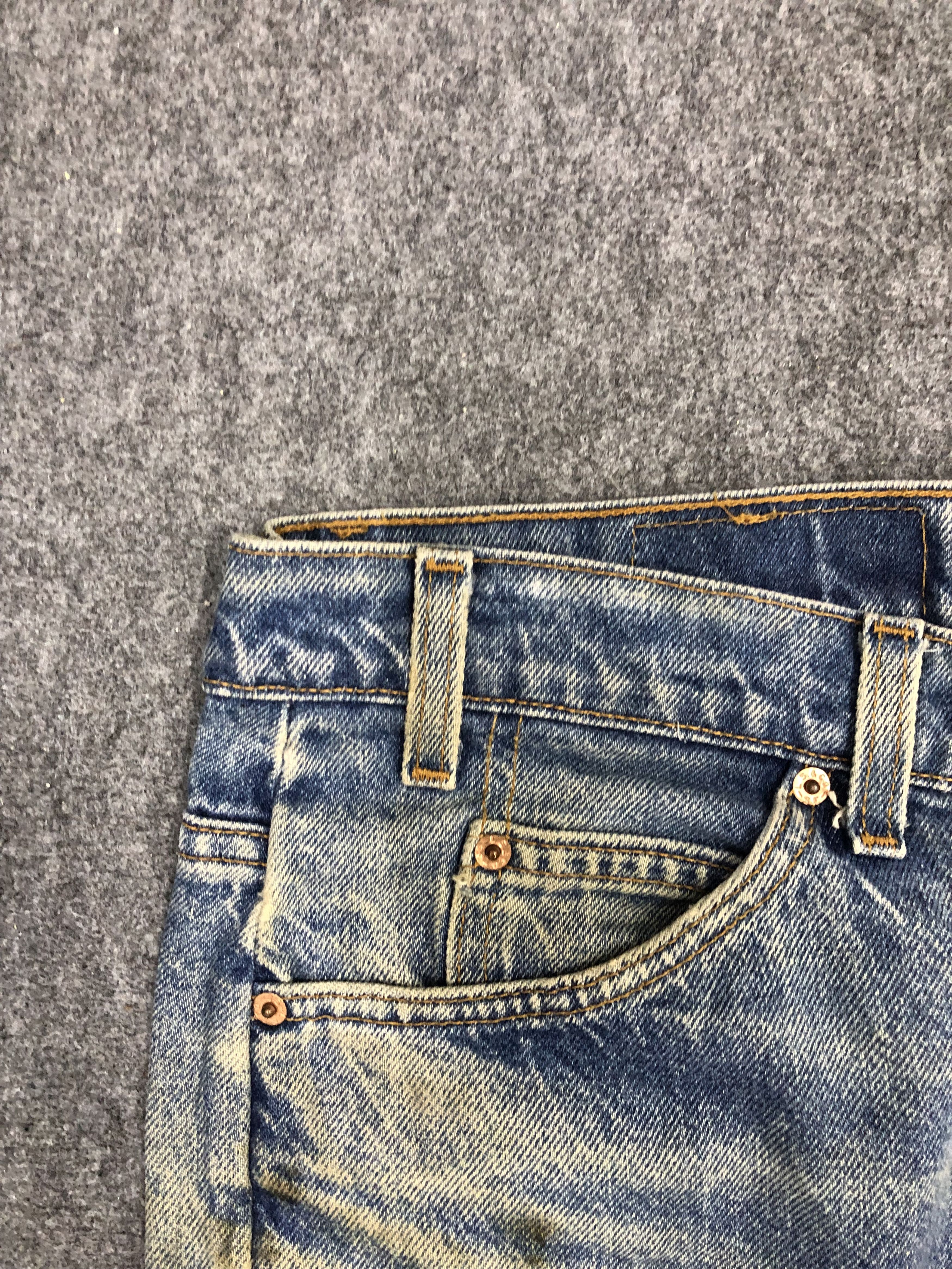 Levi's Vintage Levis 505 Orange Tab Denim DP1246 Size US 38 / EU 54 - 7 Thumbnail