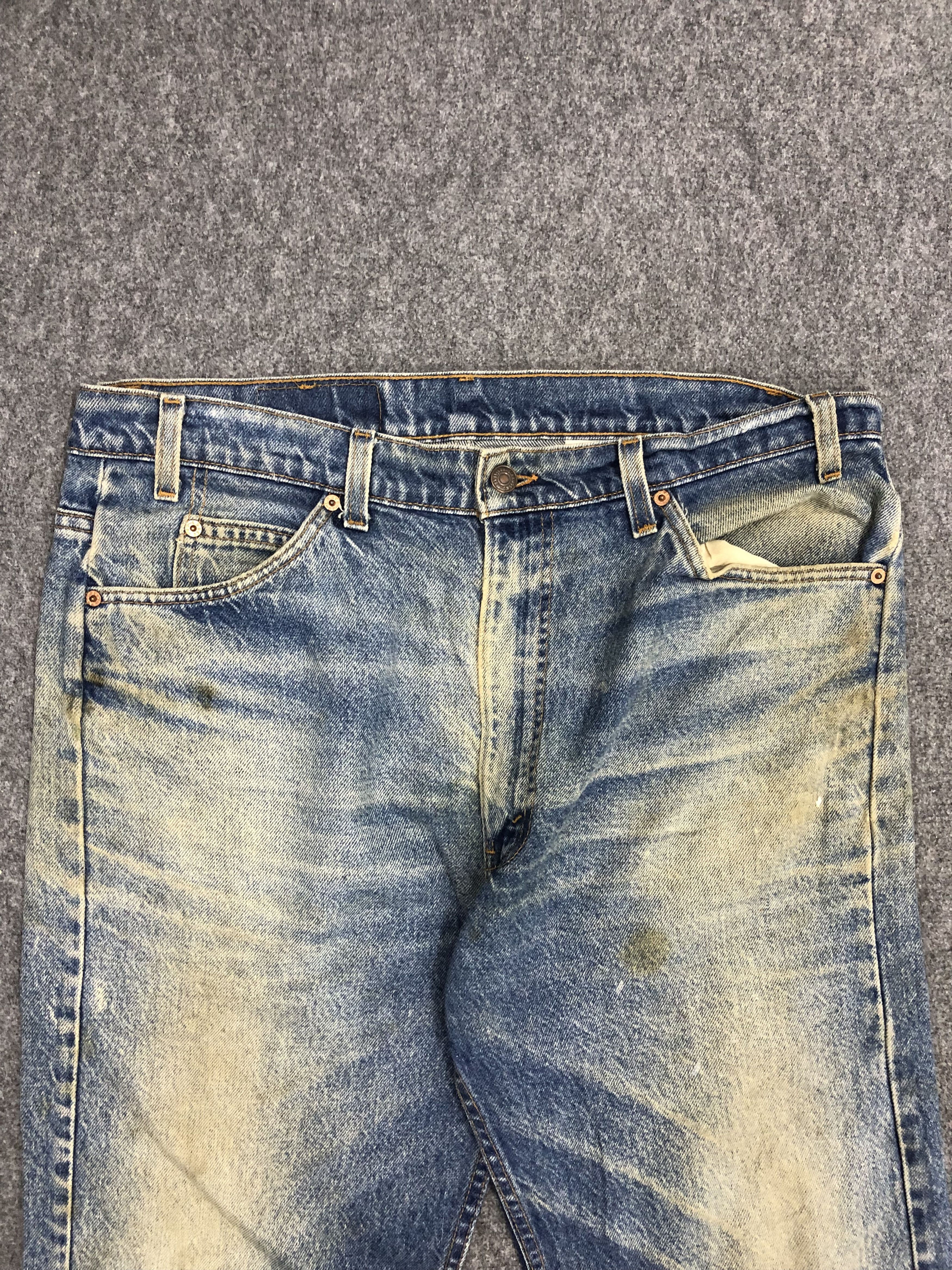 Levi's Vintage Levis 505 Orange Tab Denim DP1246 Size US 38 / EU 54 - 2 Thumbnail