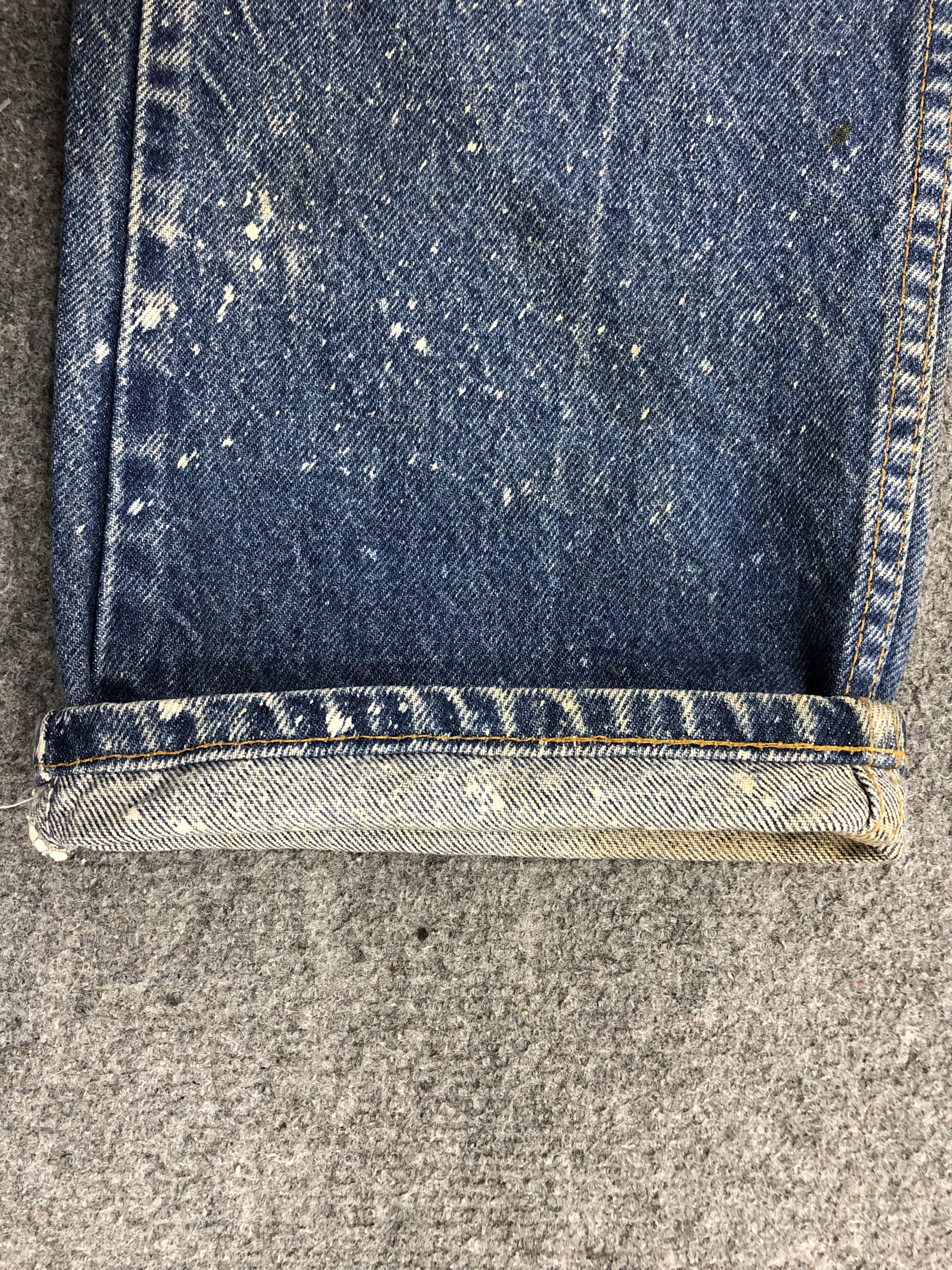 Levi's Vintage Levis 505 Orange Tab Denim DP1246 Size US 38 / EU 54 - 10 Thumbnail