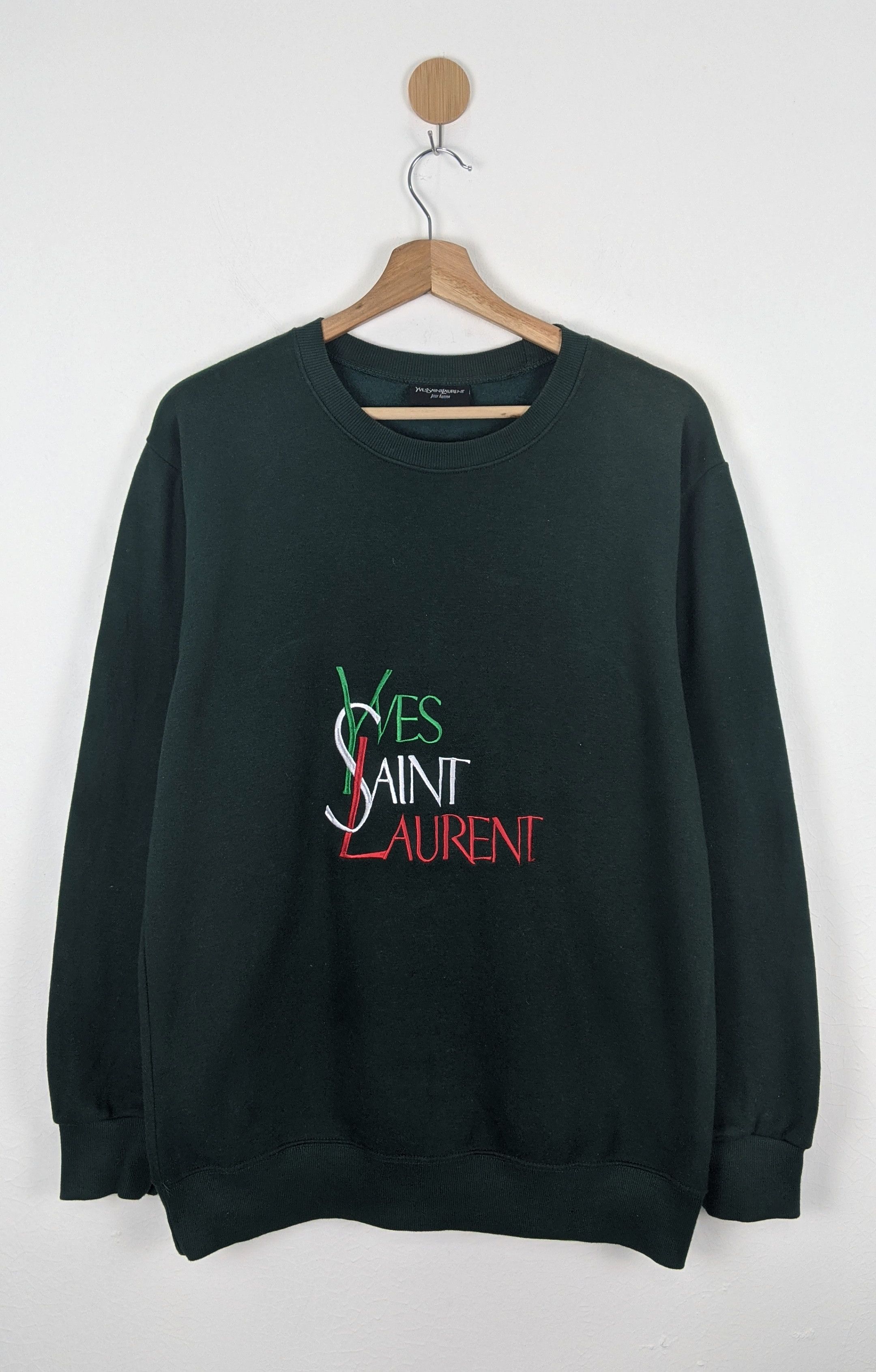 Yves Saint Laurent YSL Pour Homme Embroidery Sweatshirt