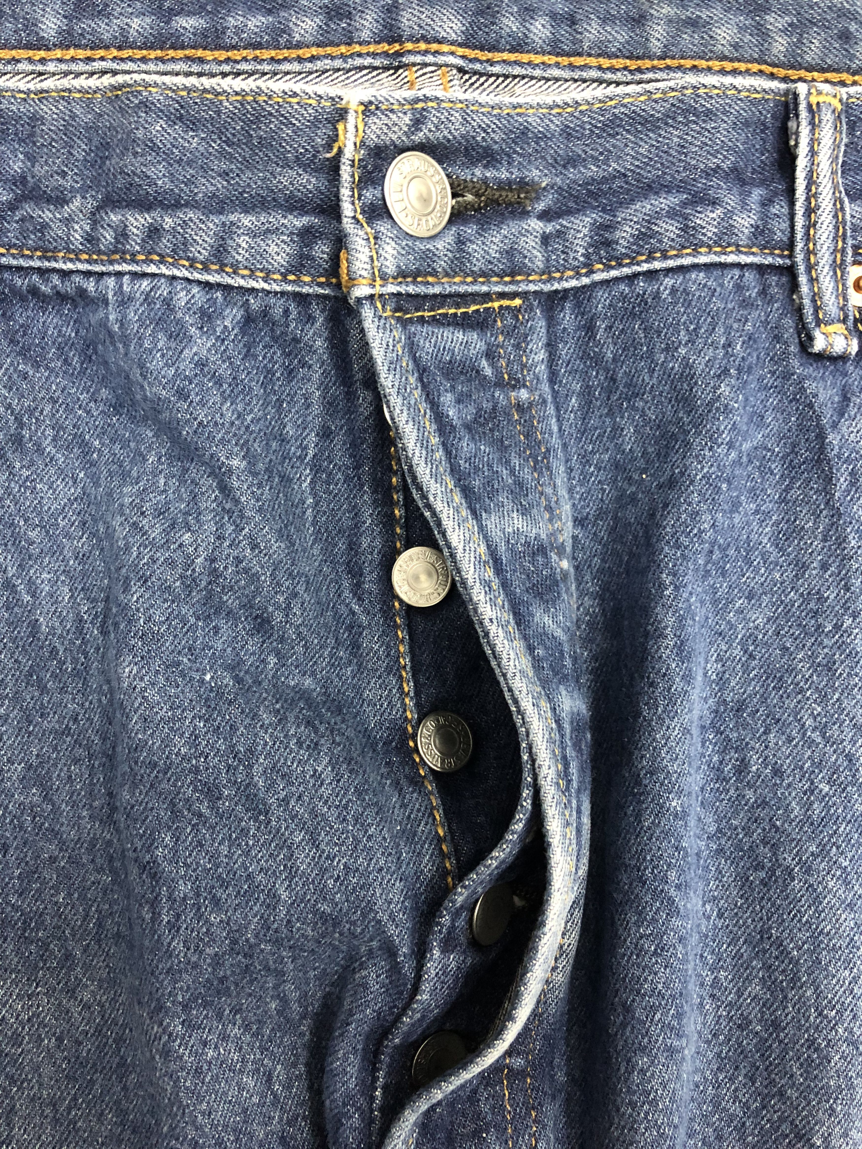 Levi's Vintage Levis 501 Sun Faded Denim DP1243 Size US 39 - 10 Thumbnail