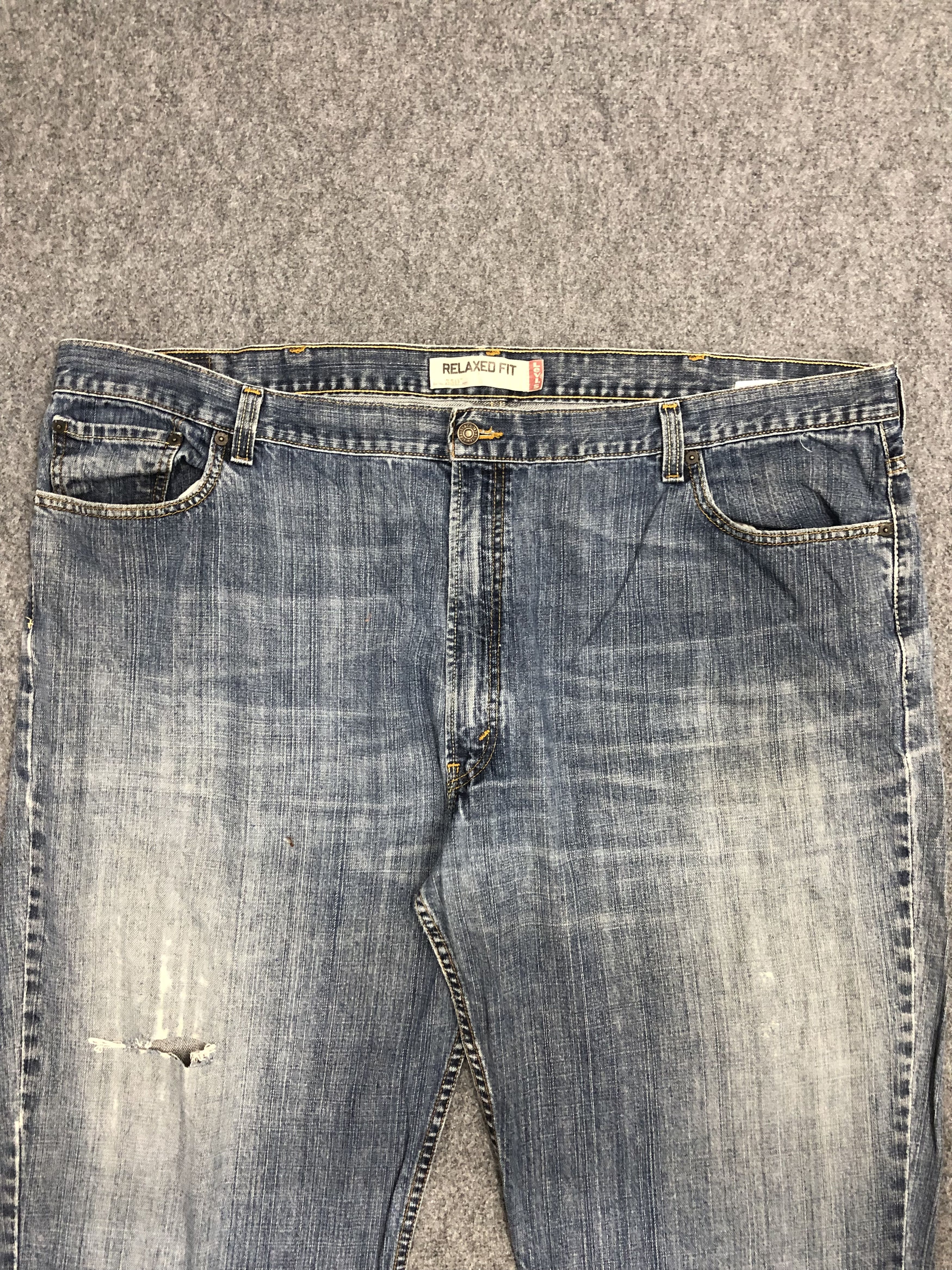 Levi's Vintage Levis 550 Sun Faded Denim DP1241 Size US 44 / EU 60 - 2 Thumbnail