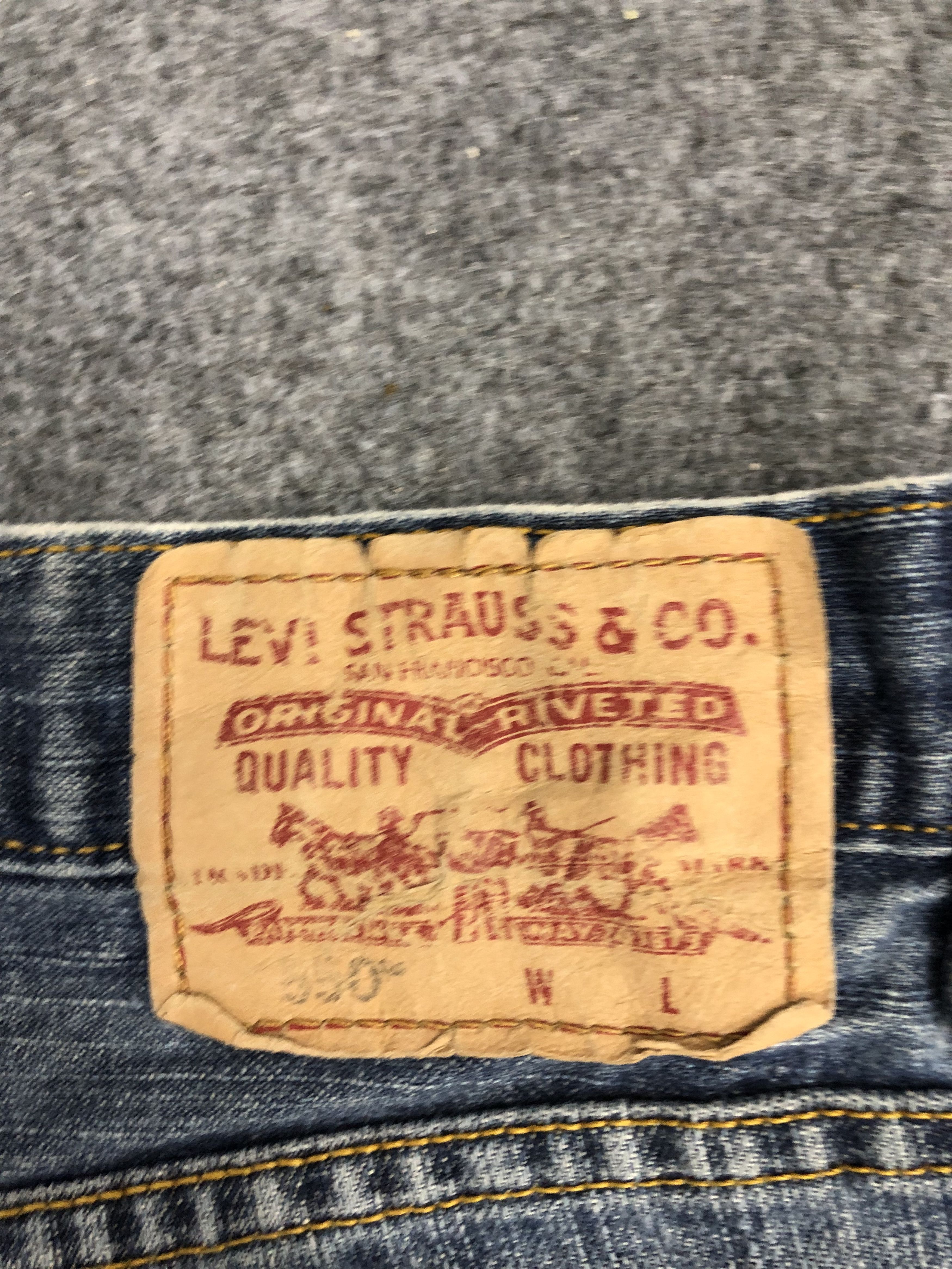 Levi's Vintage Levis 550 Sun Faded Denim DP1241 Size US 44 / EU 60 - 5 Thumbnail