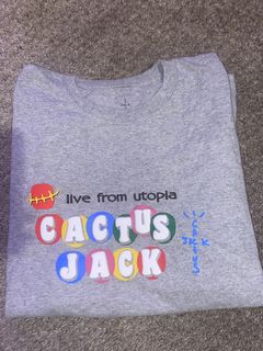 Travis Scott x McDonald's Cj Live From Utopia L/S T-Shirt Grey