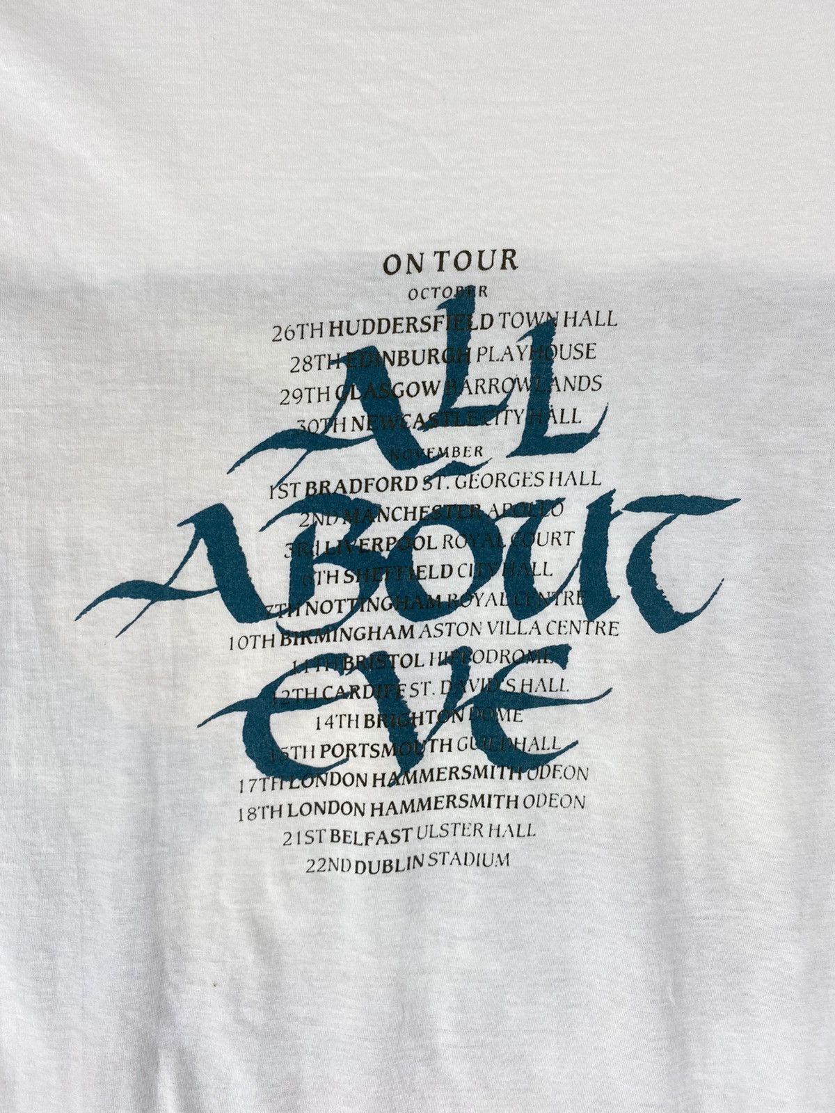 Band Tees Vintage rare All About Eve Size US M / EU 48-50 / 2 - 6 Thumbnail
