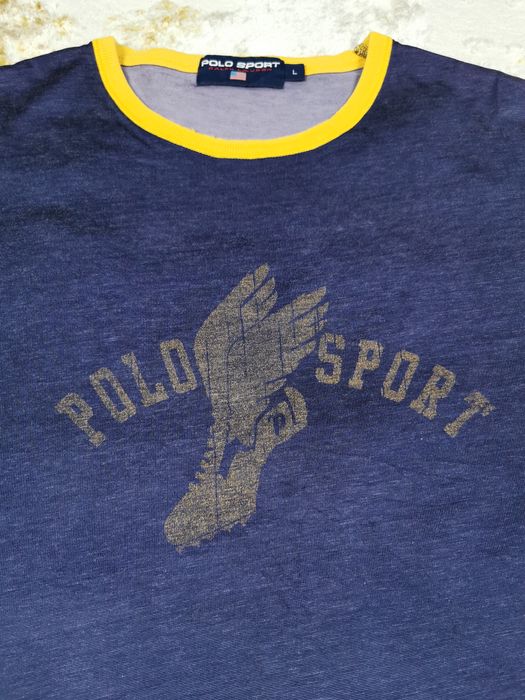 Polo Ralph Lauren Vintage Polo Sport Ralph Lauren P Wings Ringer T ...