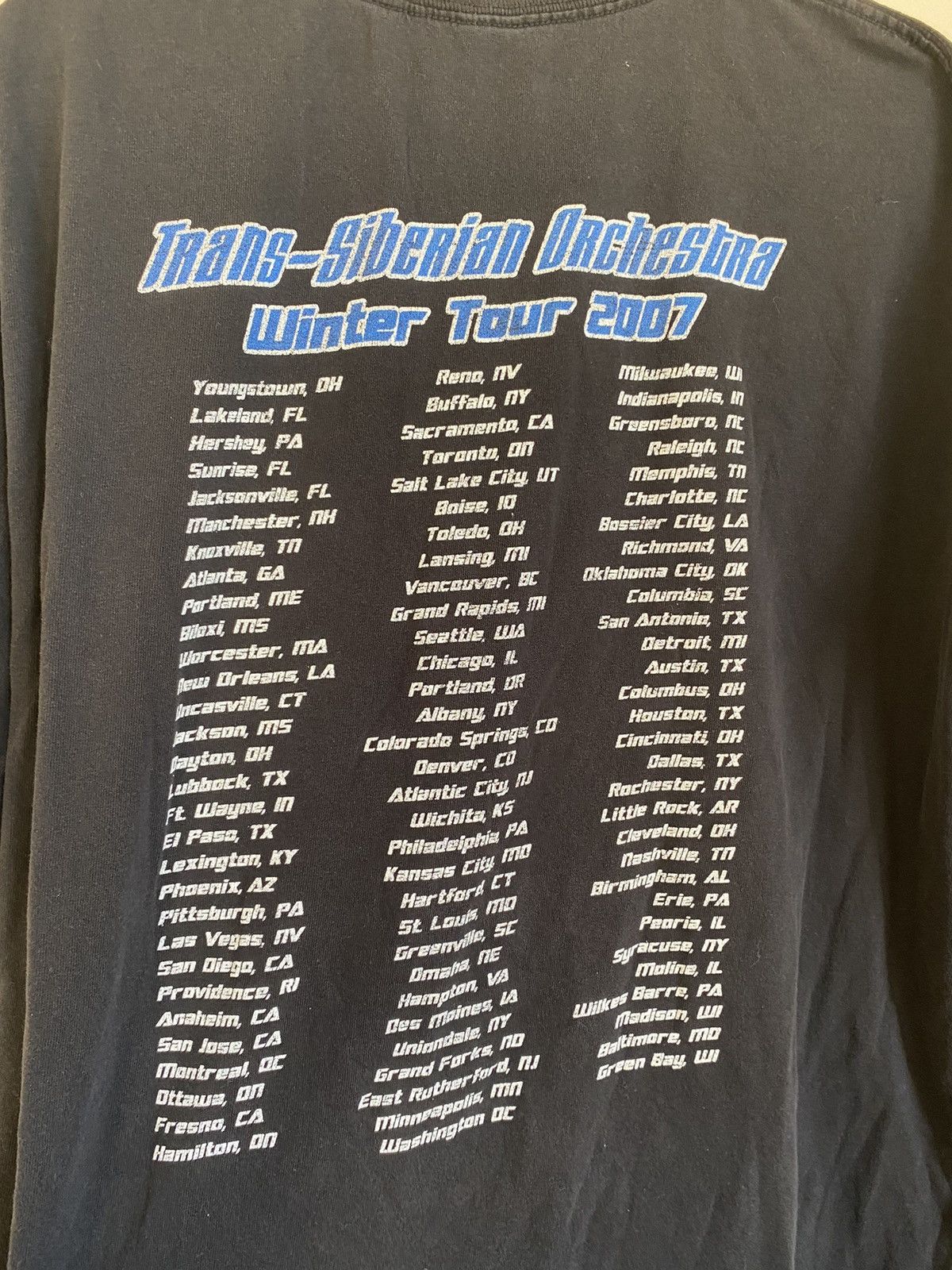 Band Tees × Vintage Vintage 2007 Trans- Siberian orchestra tour tee Size US XXL / EU 58 / 5 - 6 Thumbnail