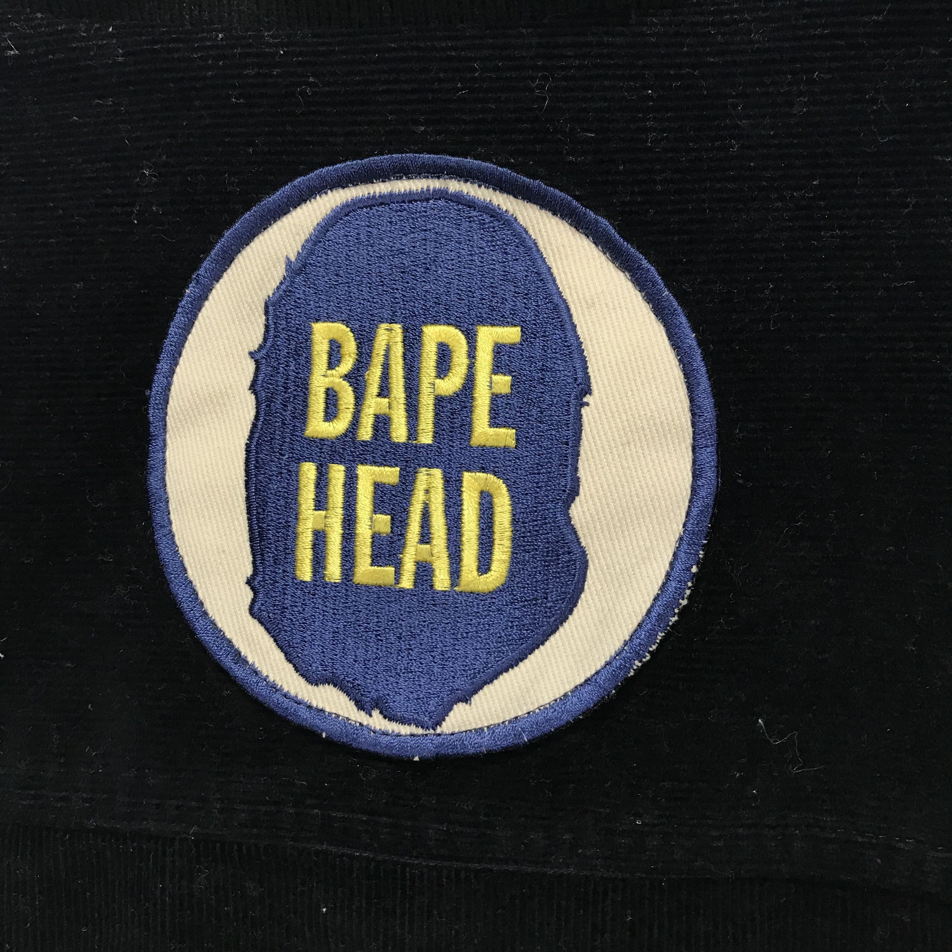 Bape [XL] A BATHING APE BAPE CORDUROY BOMBER JACKET BLACK Size US XL / EU 56 / 4 - 7 Thumbnail
