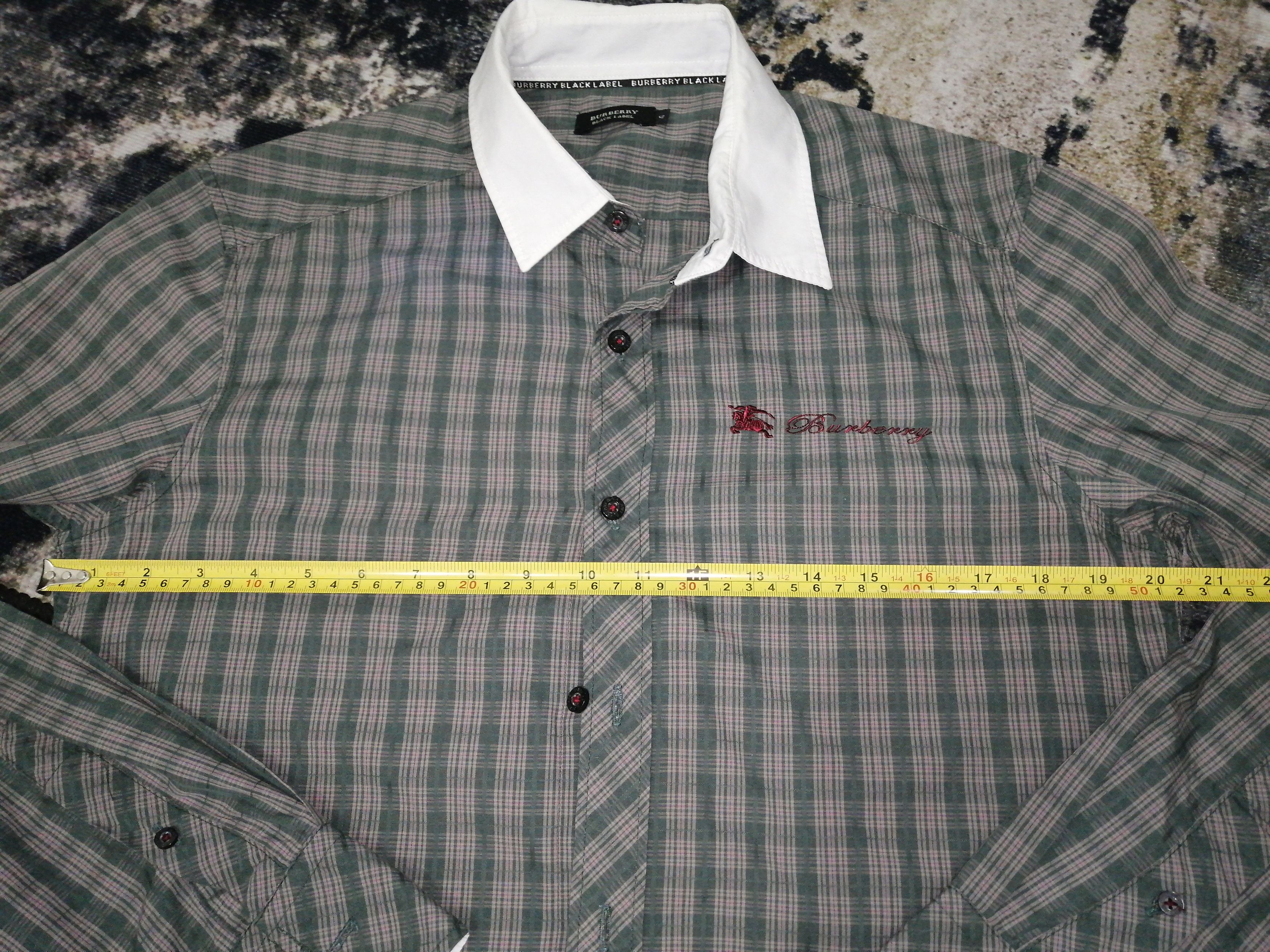 Burberry Burberry Black Label Long Sleeve Button Front Shirt Size US M / EU 48-50 / 2 - 10 Thumbnail