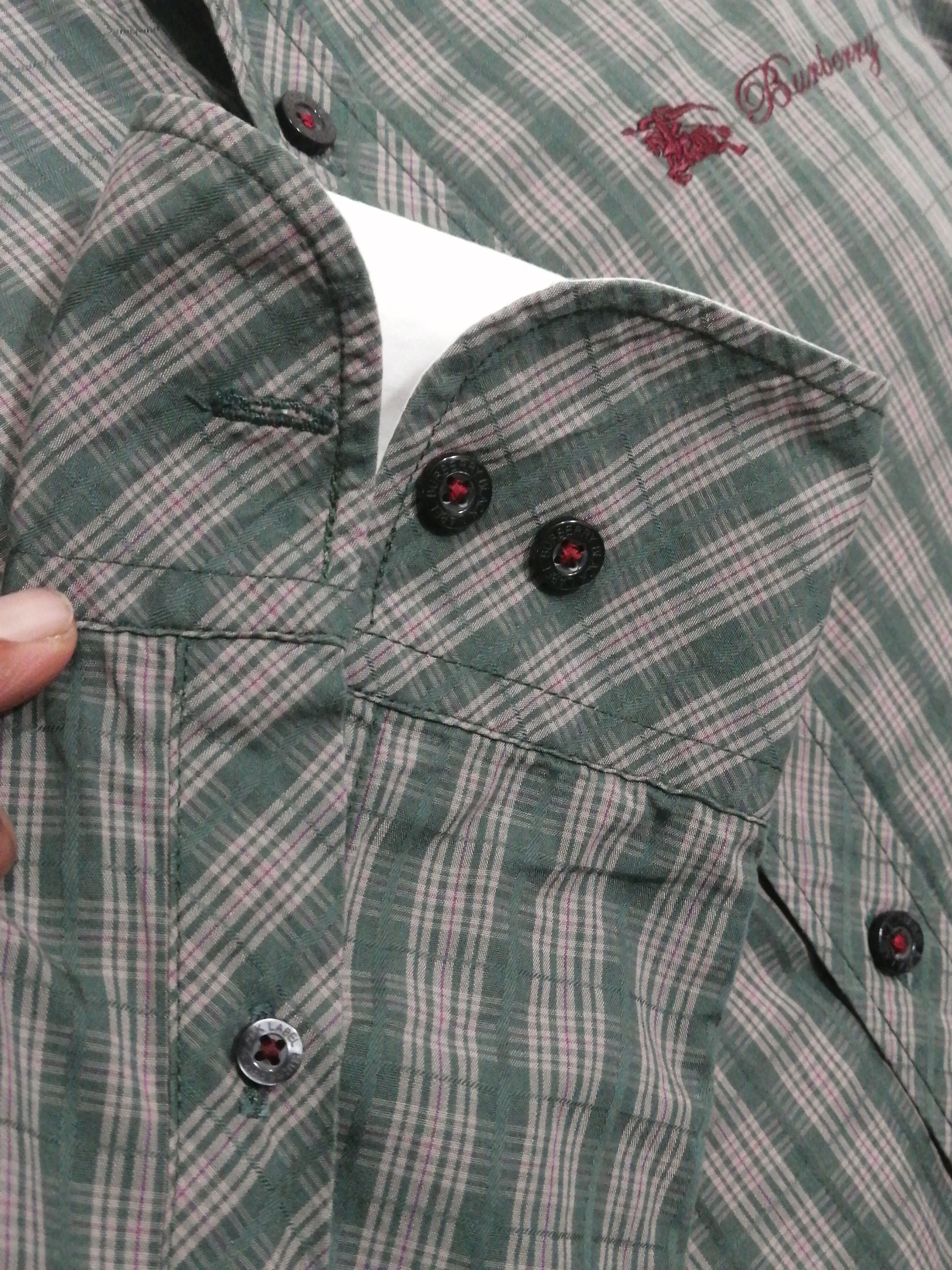 Burberry Burberry Black Label Long Sleeve Button Front Shirt Size US M / EU 48-50 / 2 - 5 Thumbnail
